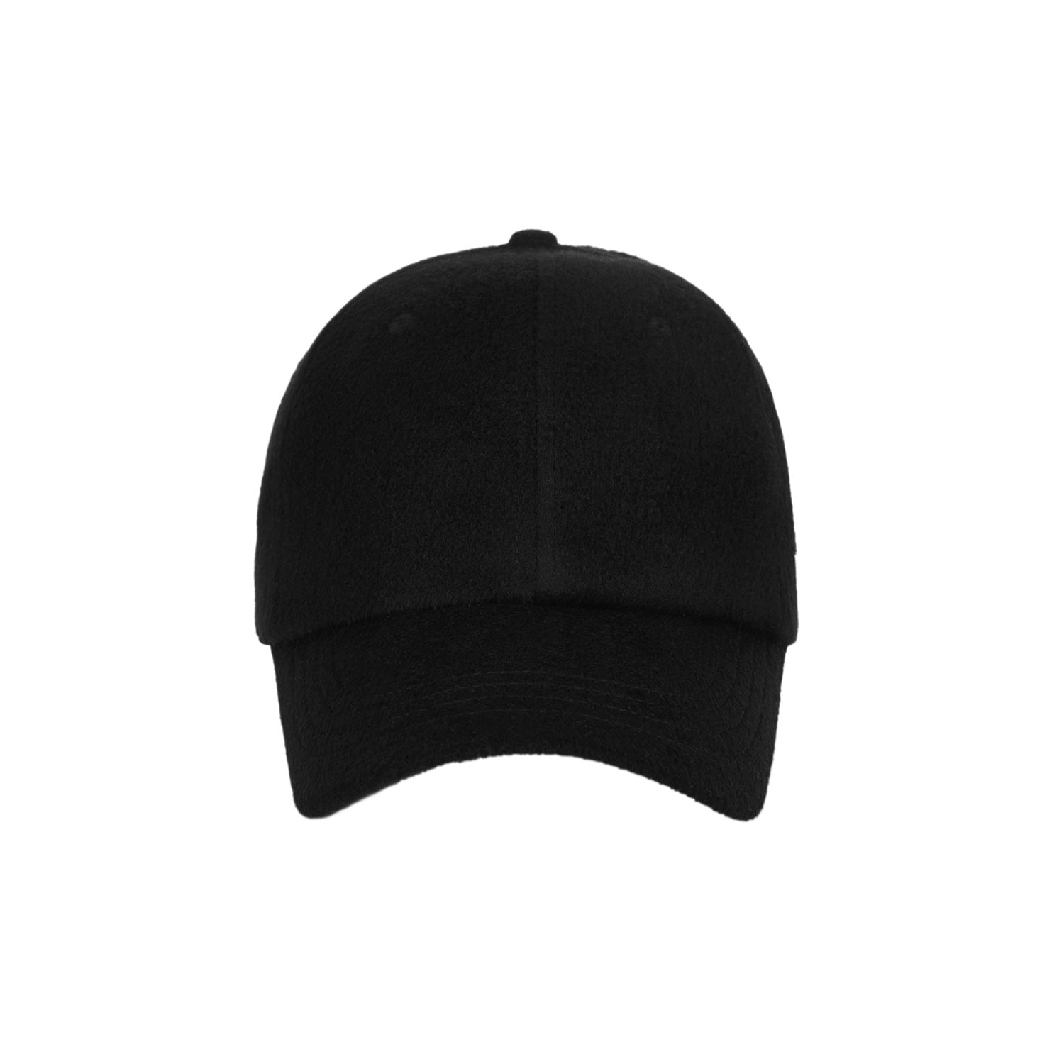 Stud Logo Wool Over Fit Ball Cap Black