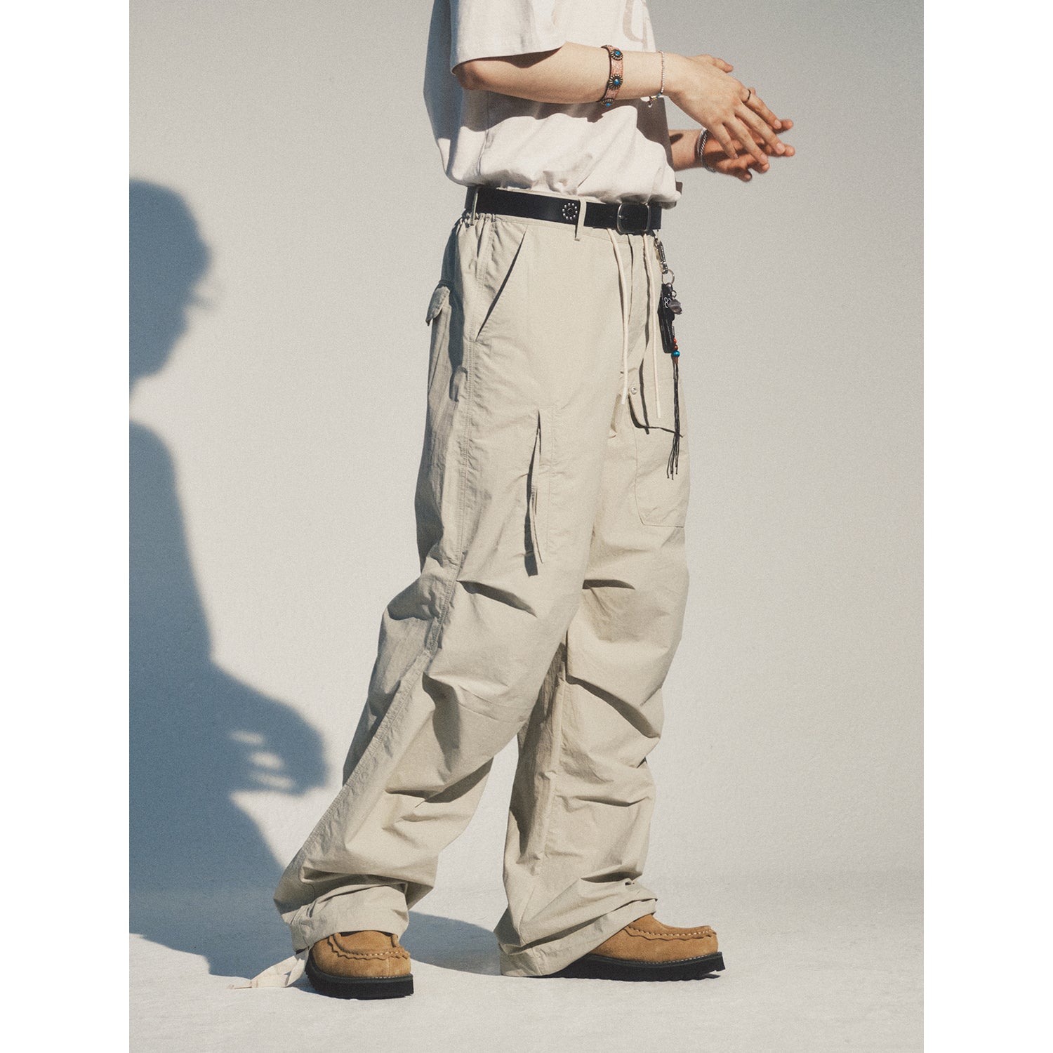 REFINE NYLON PARACHUTE PANTS_IV