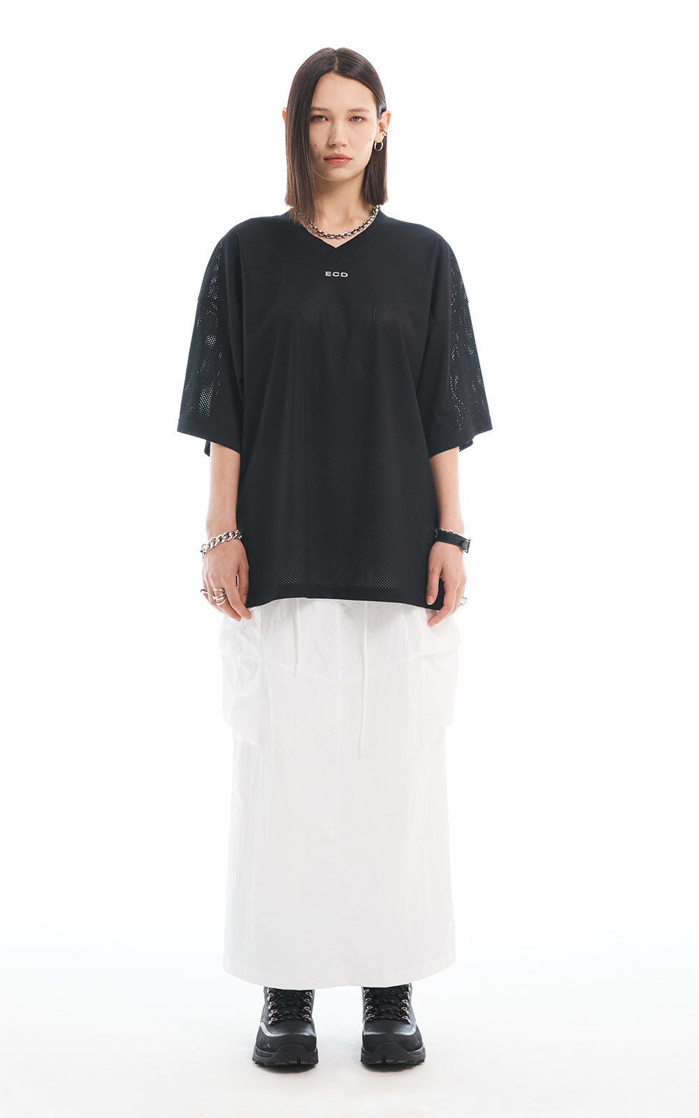 MESH JERSEY T-SHIRT_BLACK