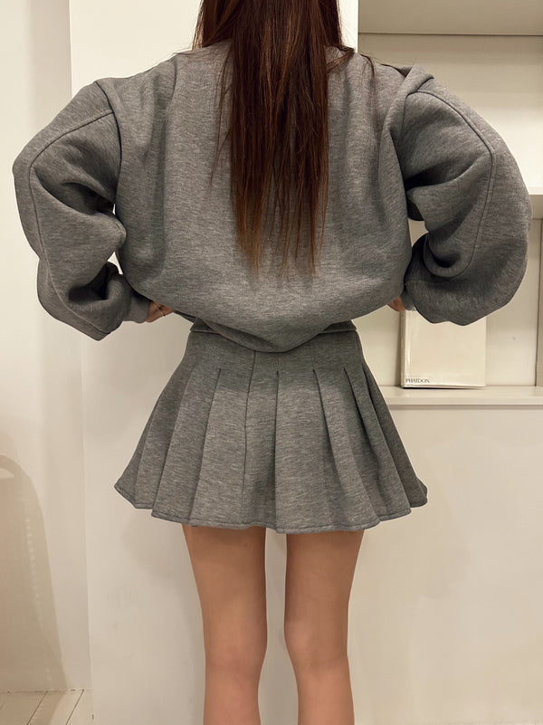 Mild brushed sweatshirt set