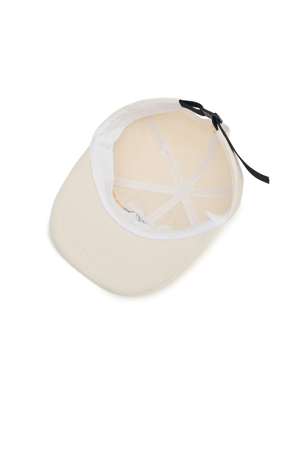 COTTON EMBROIDERED CAP (CREAM)