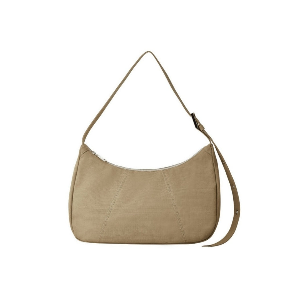 Canvas Stitch Hobo Bag (beige)