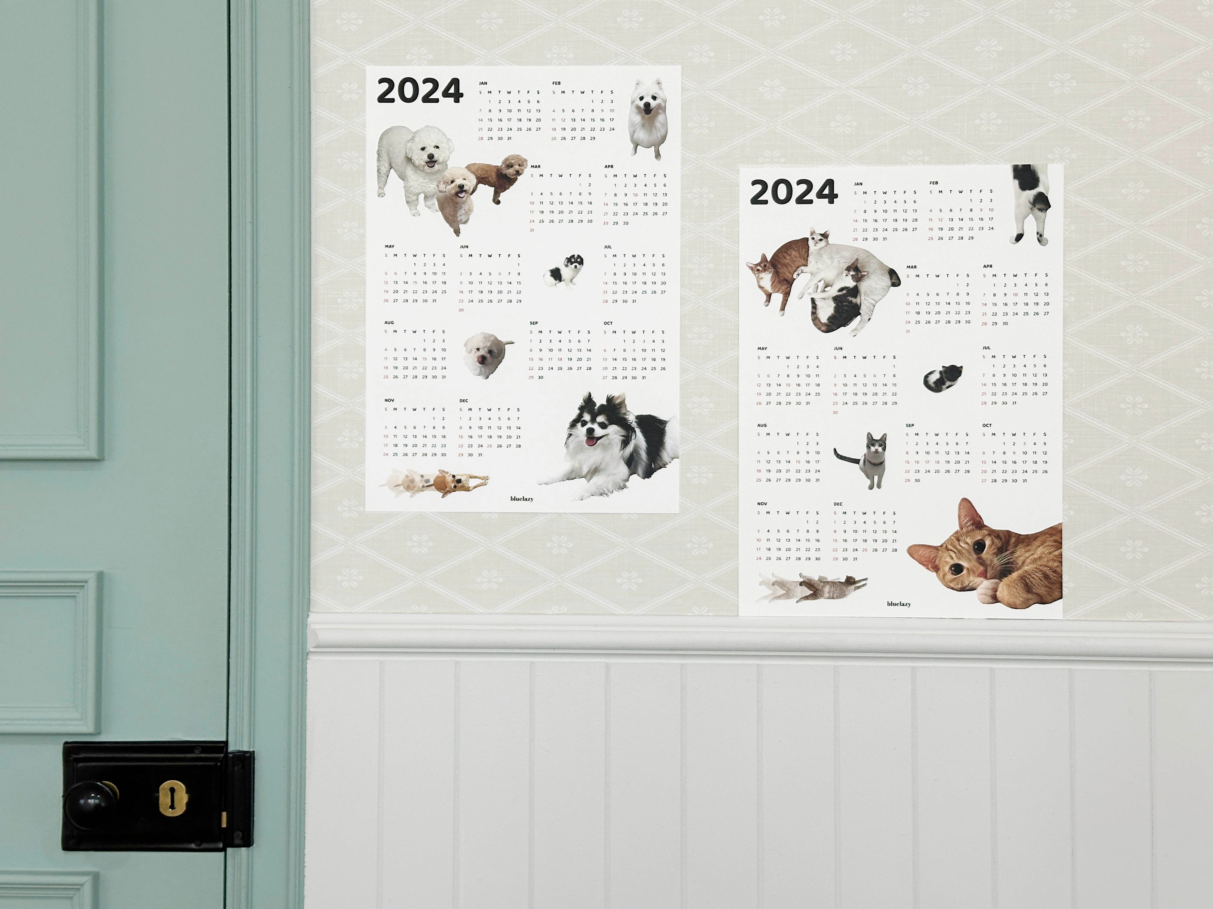 2024 DOG POSTER CALENDAR [A2]