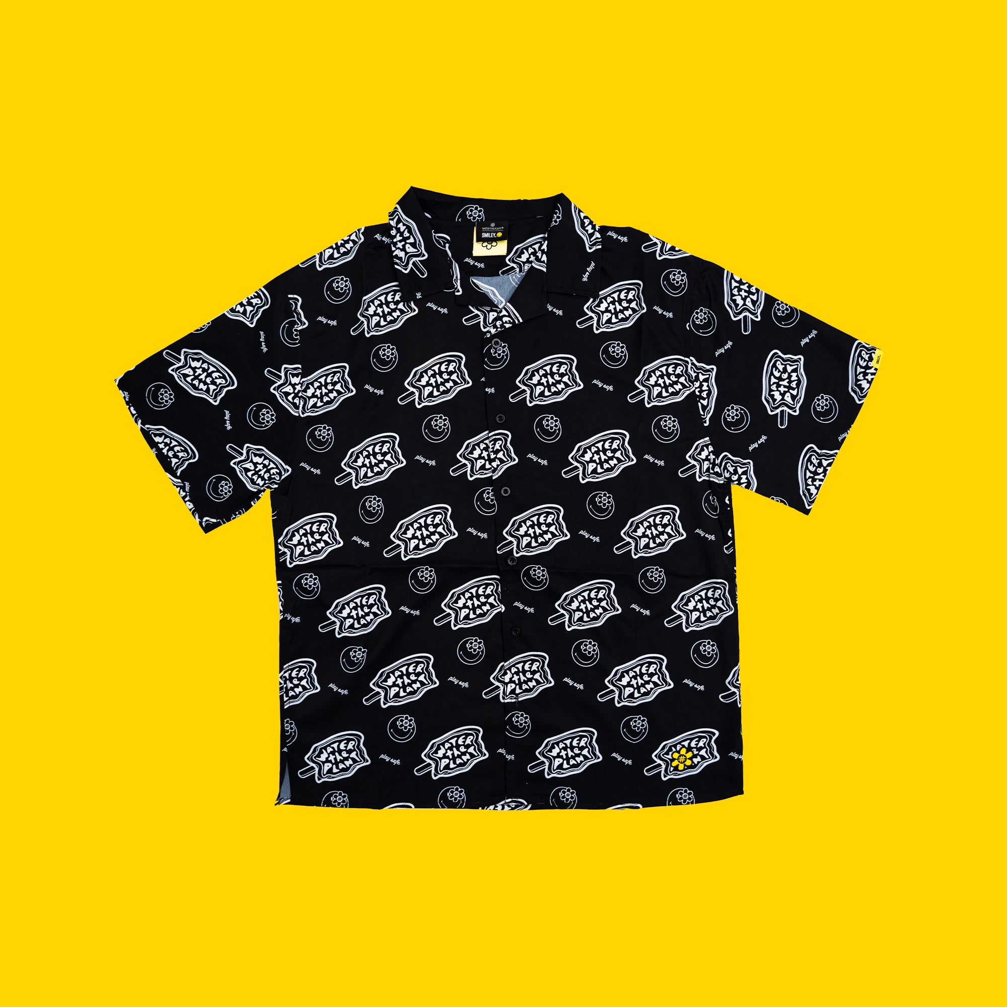 SMILEY PARADISE SHIRT | BLACK