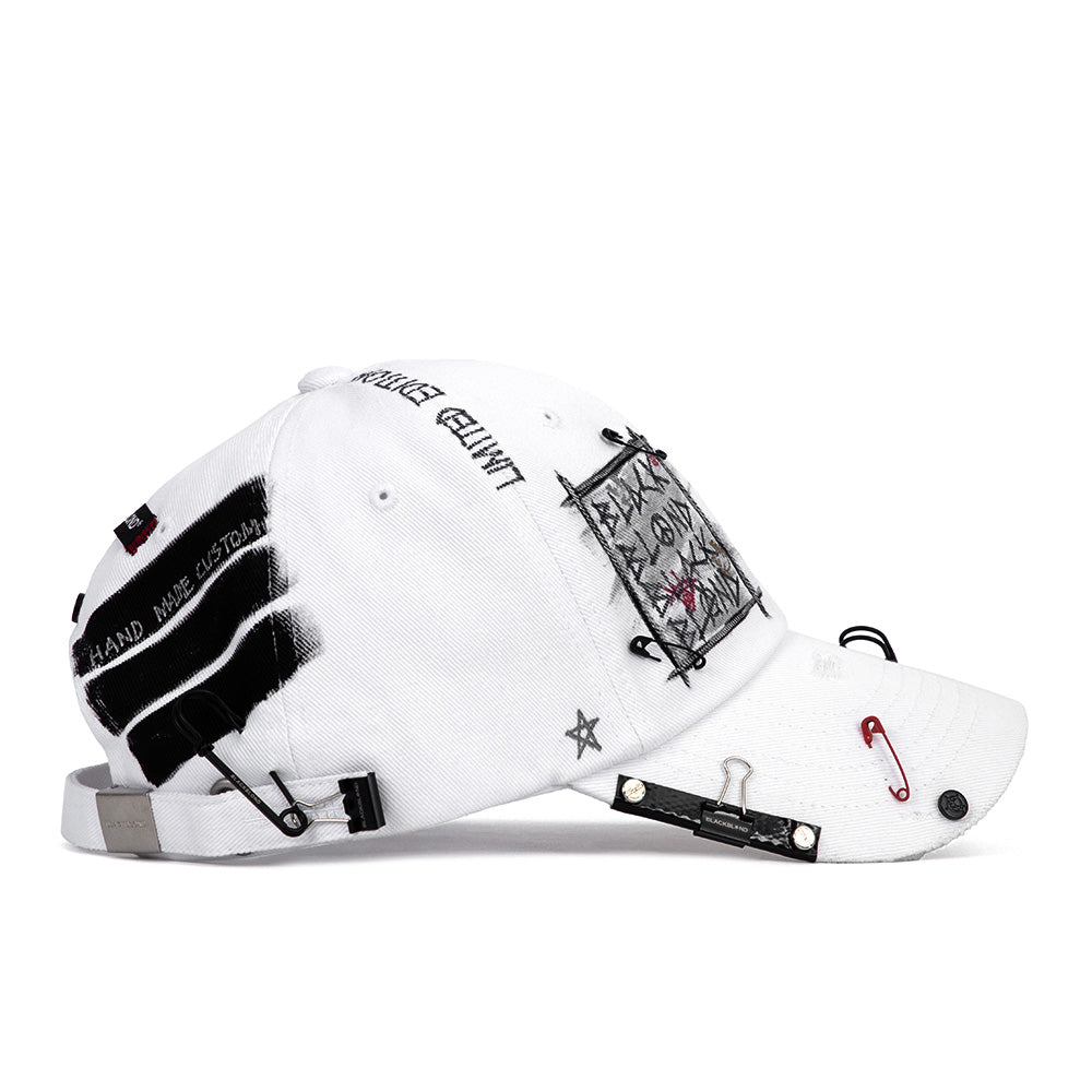 BBD Cyclops Custom Plate Logo Cap (White)