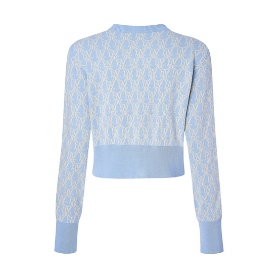 DVRK CROPPED CARDIGAN SET - PLACID BLUE