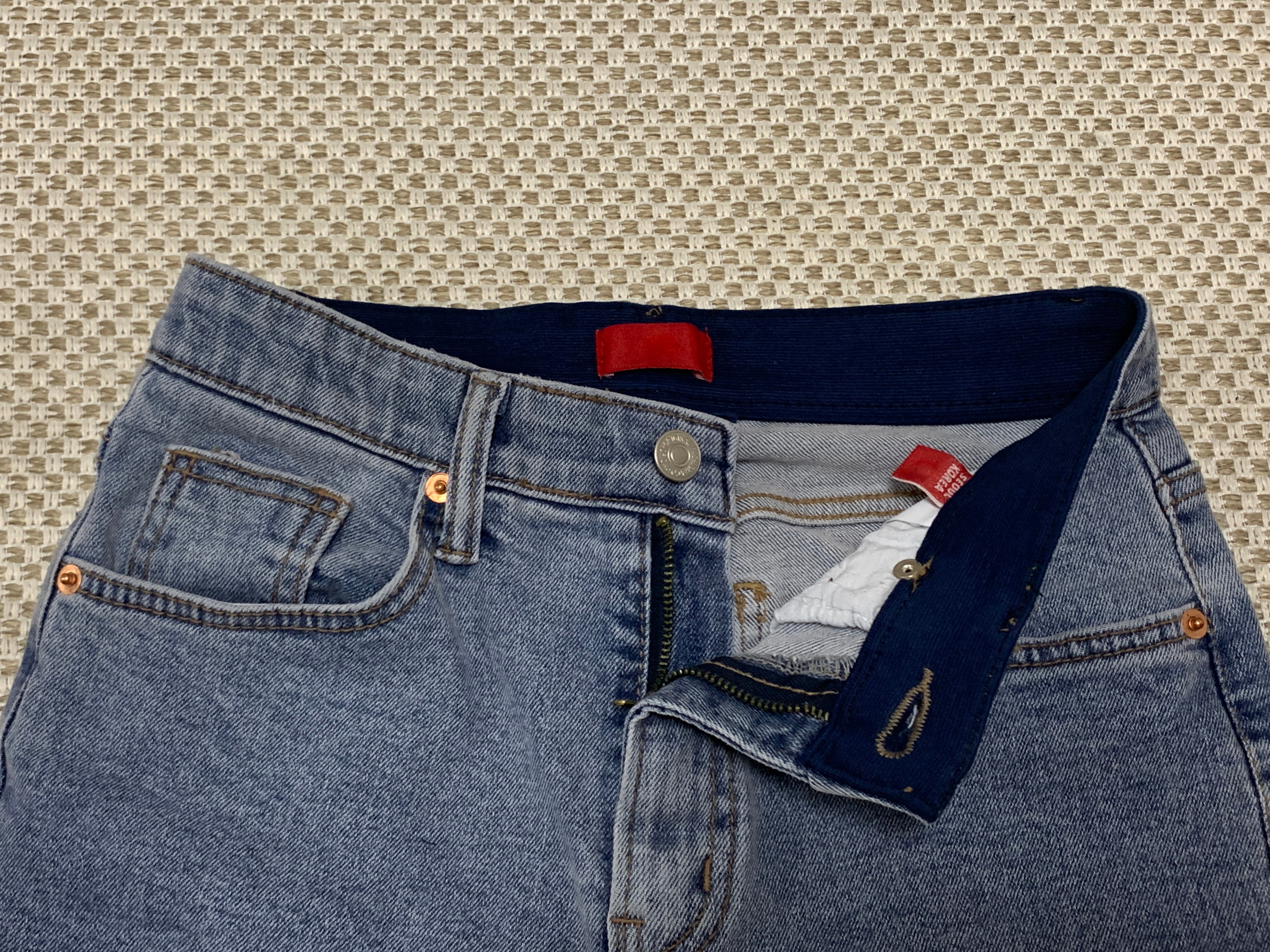 Cheeze Daily vintage straight Bending jeans