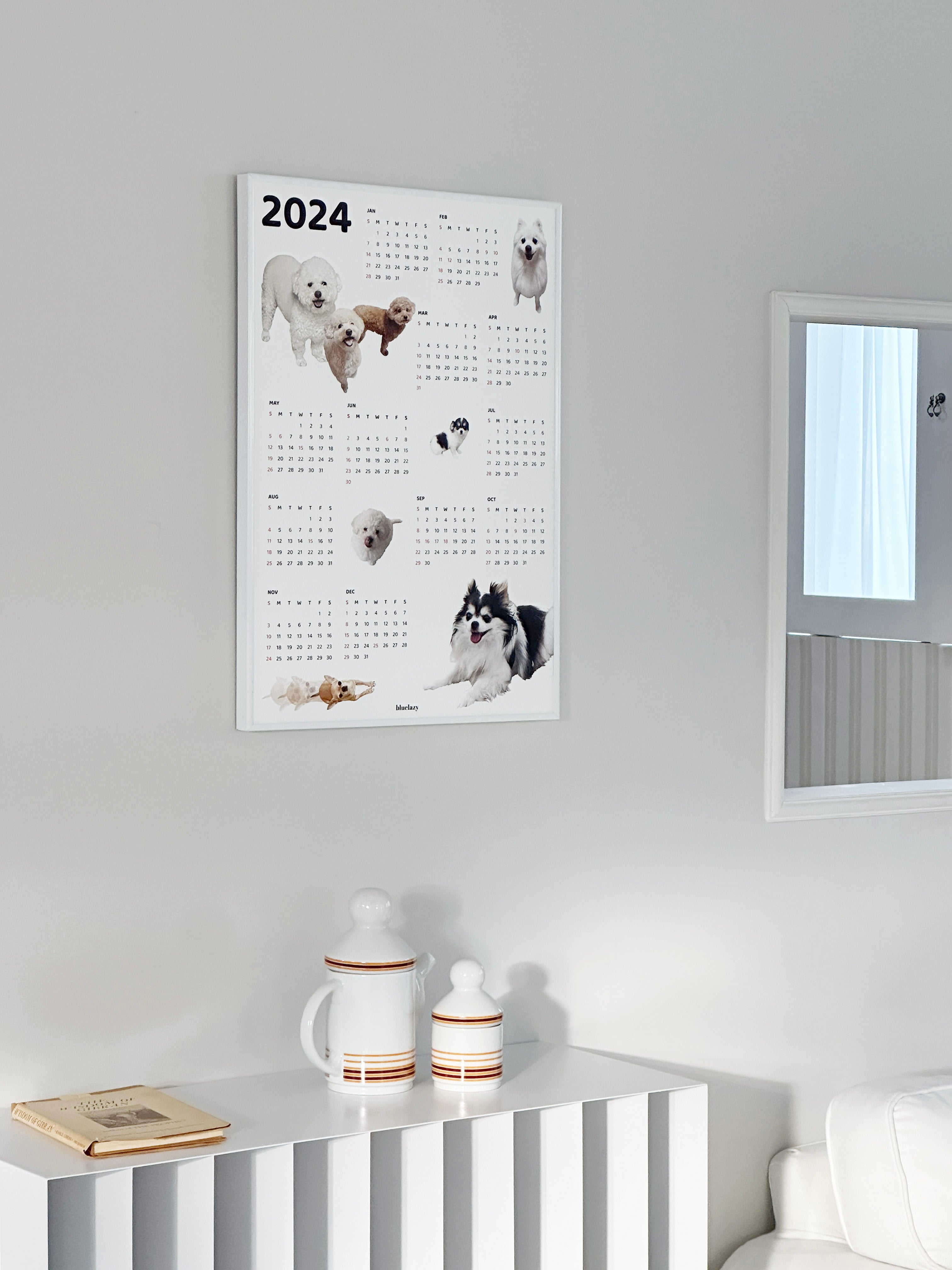 2024 DOG POSTER CALENDAR [A2]