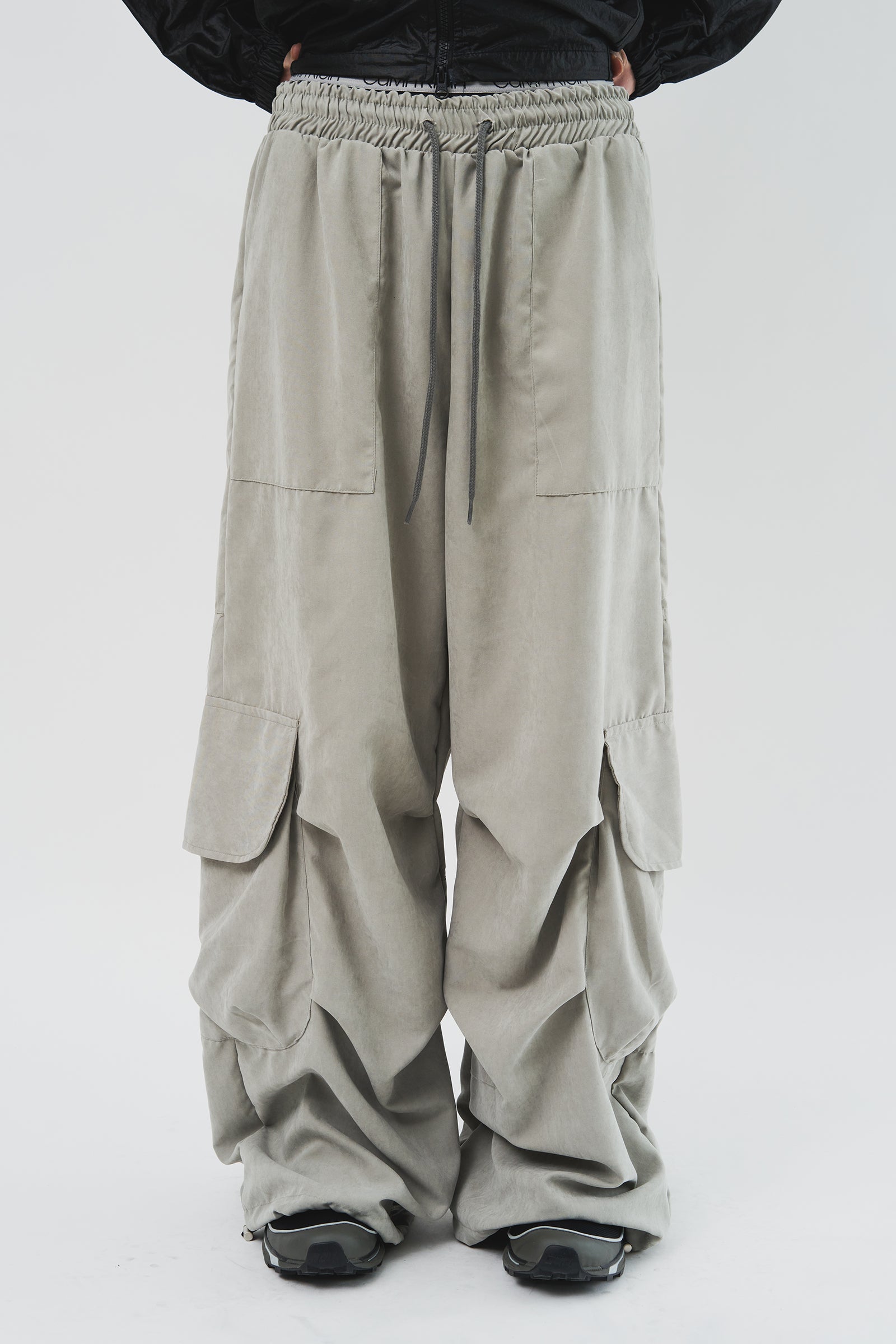 Low-rise Cargo Pants (3color)