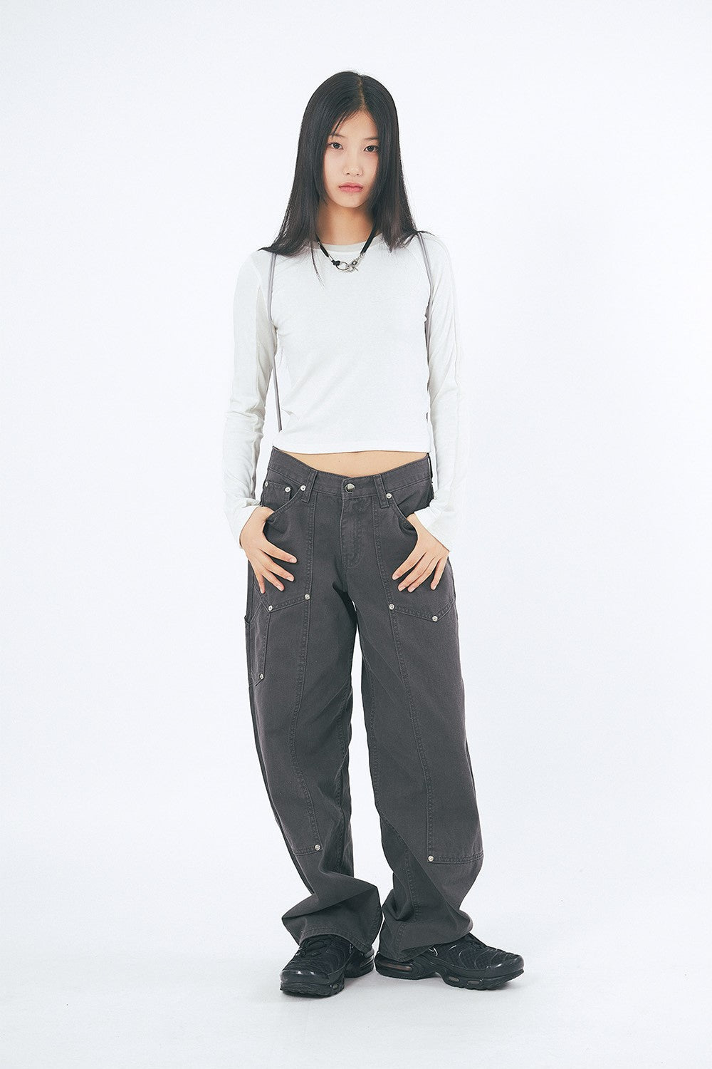 Ranger eyelet cotton carpenter pants