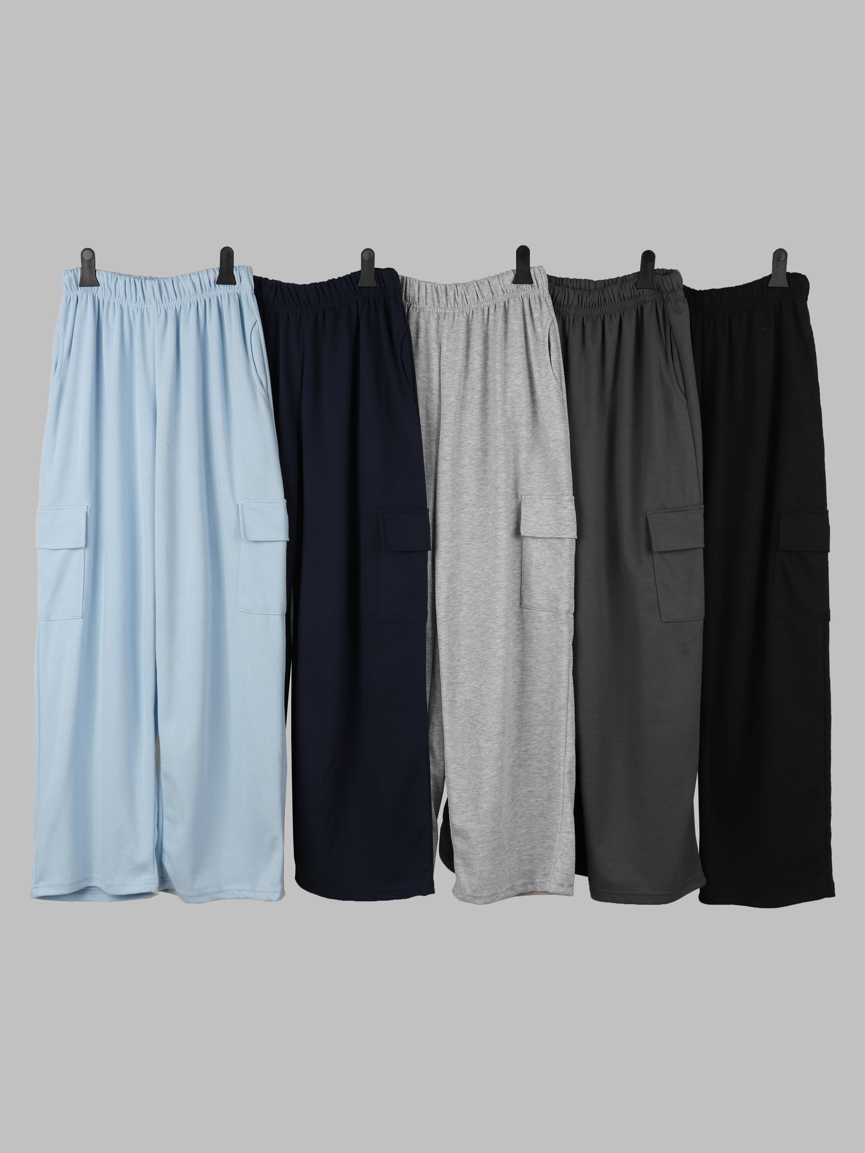 W pocket wide sweatpants