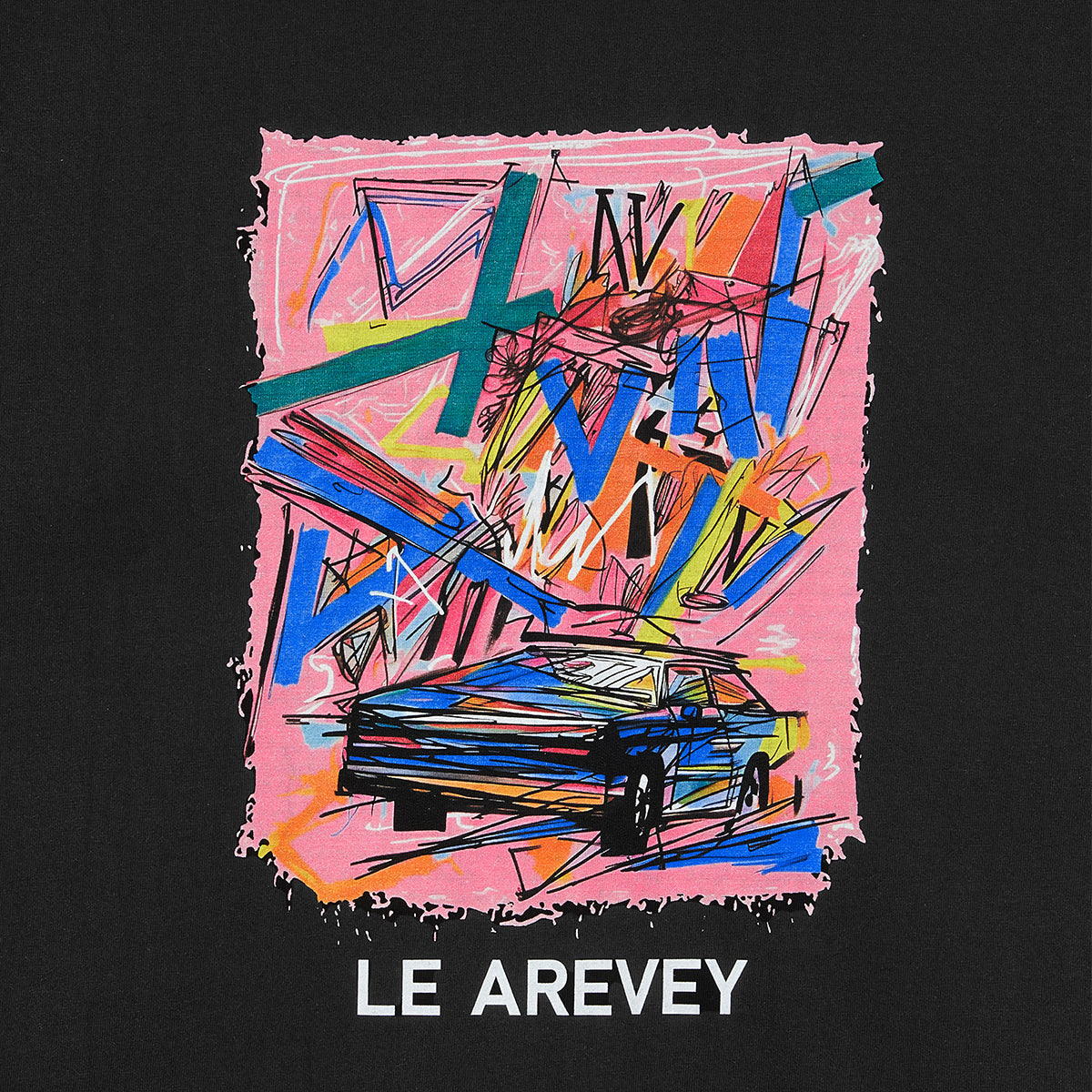 LE AREVEY DIFFERENT ROAD T-SHIRT BLACK [WOMAN]