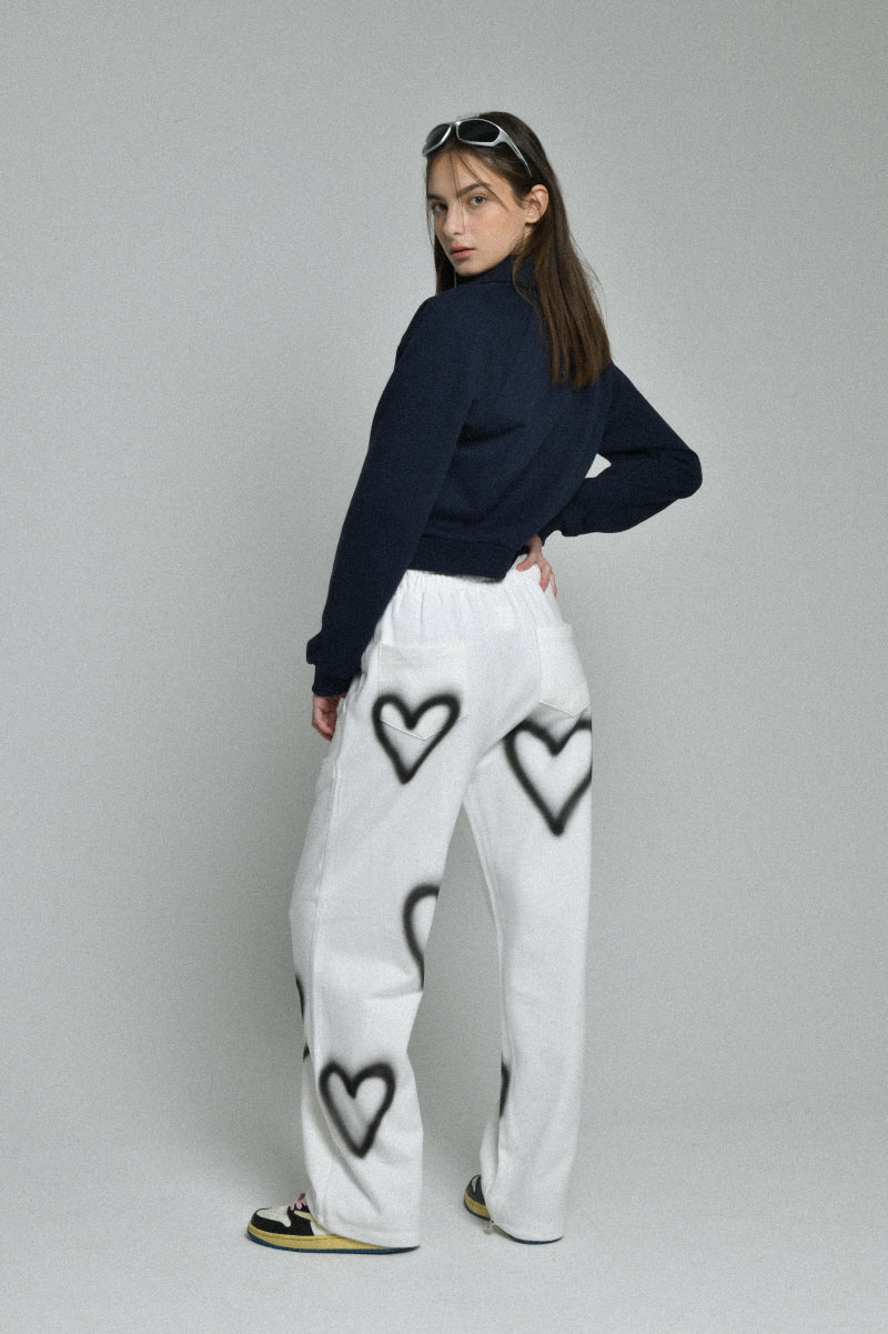 2 heart pants (ivory)