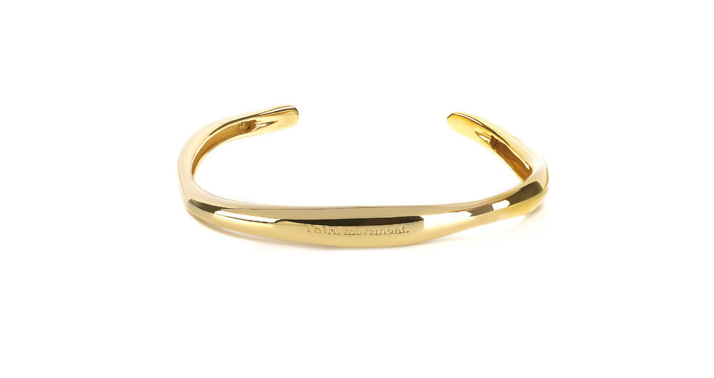 Wave Bangle (Gold) [SIZE.1]