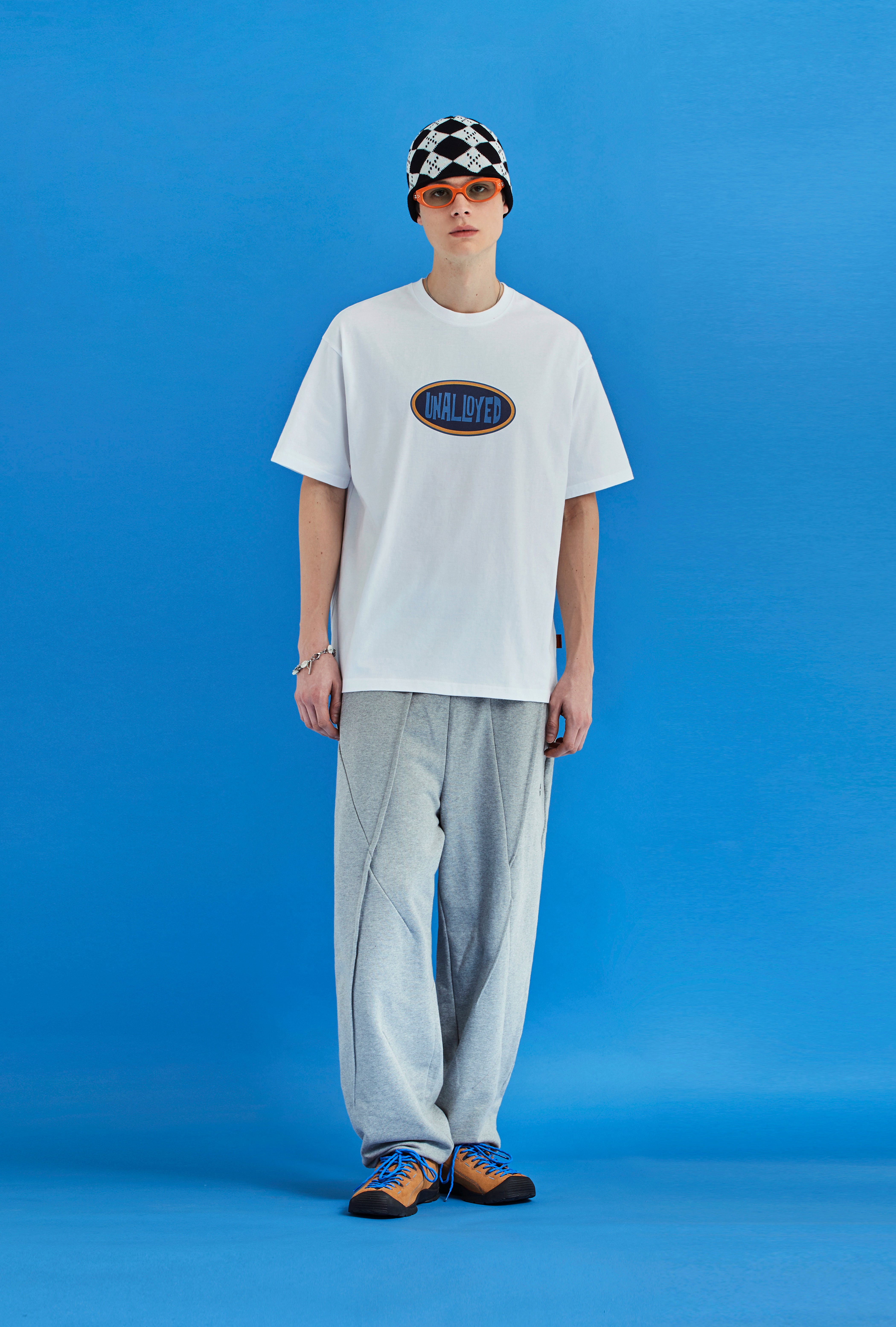 OVAL LOGO T SHIRT / WHITE