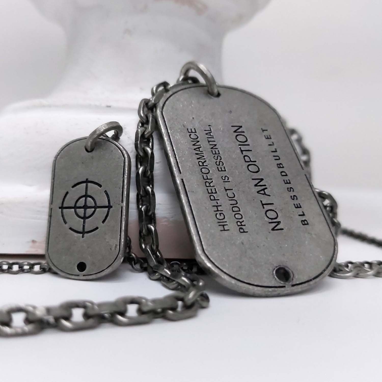 [BLESSEDBULLET]DOGTAG II CHAIN NECKLACE_MINI