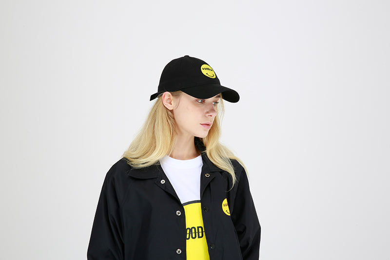 SMILE LOGO BALLCAP (BLACK)