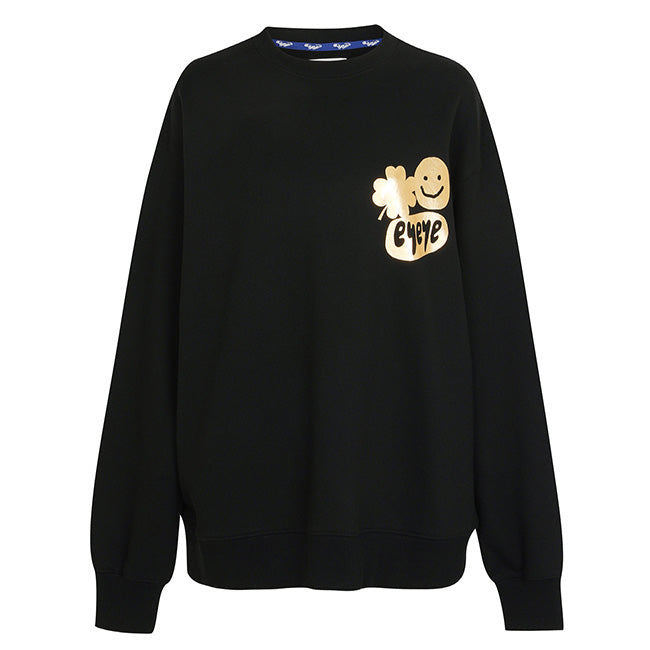 EYEYE LUCKY LOGO SWEATSHIRT_BLACK (EEOO3WSR02W)