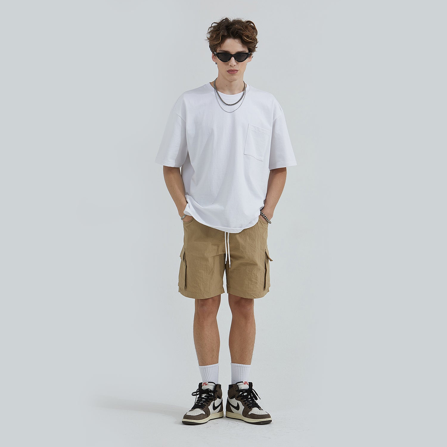 Daily Cargo Shorts (BEIGE)