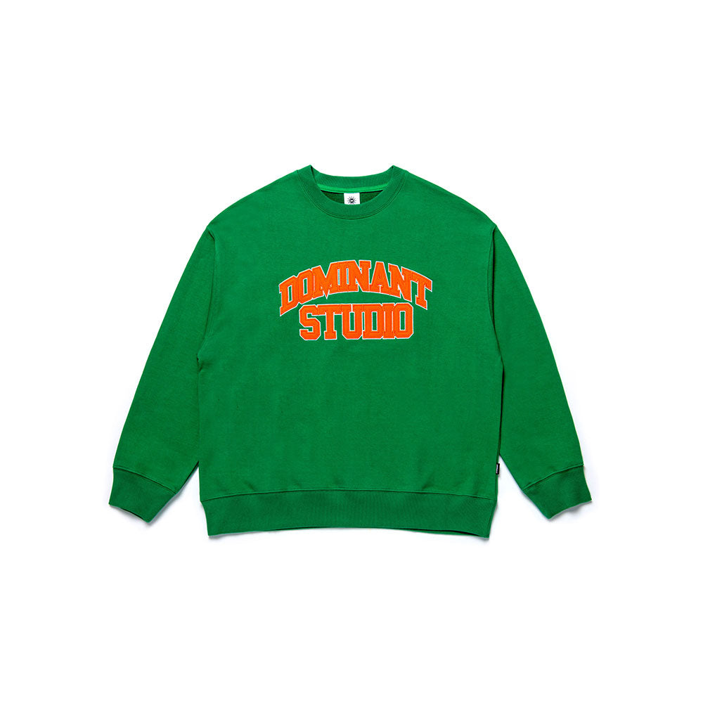 スタジオエンブロイダリーオーバーフィットスウェットシャツ / Studio Embroidery Overfit Sweatshirt MTM_Green