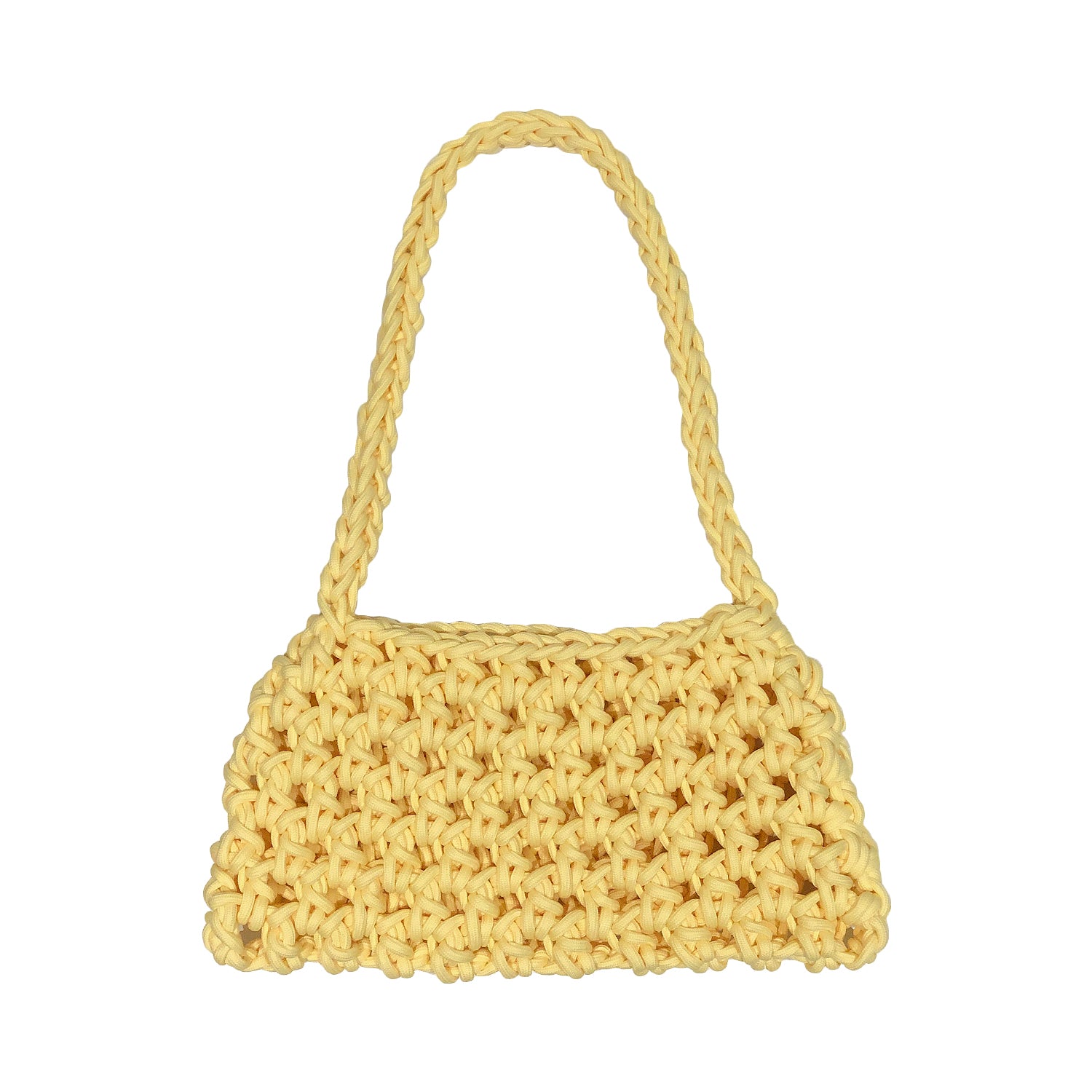 fruit net hobo bag (lemon)