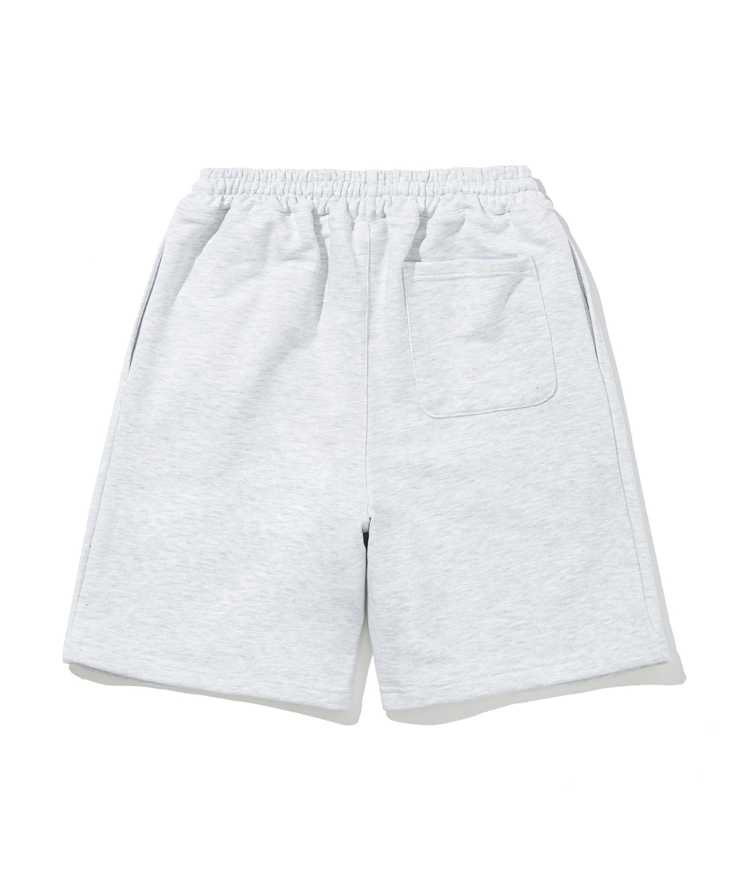 DEEP ONE TUCK SWEAT BERMUDA SHORTS_M.GREY