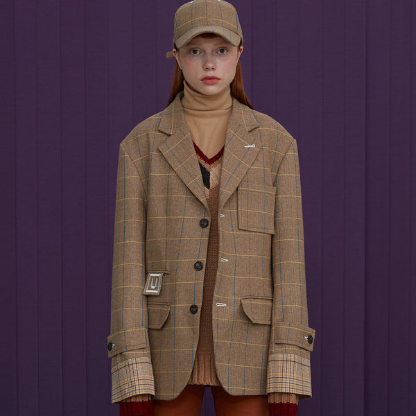 SIGNATURE]ウールチェックジャケット / WOOL CHECK JACKET – 60