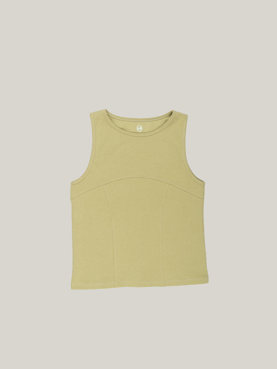 COTTON RIB TANK [ OLIVE ]