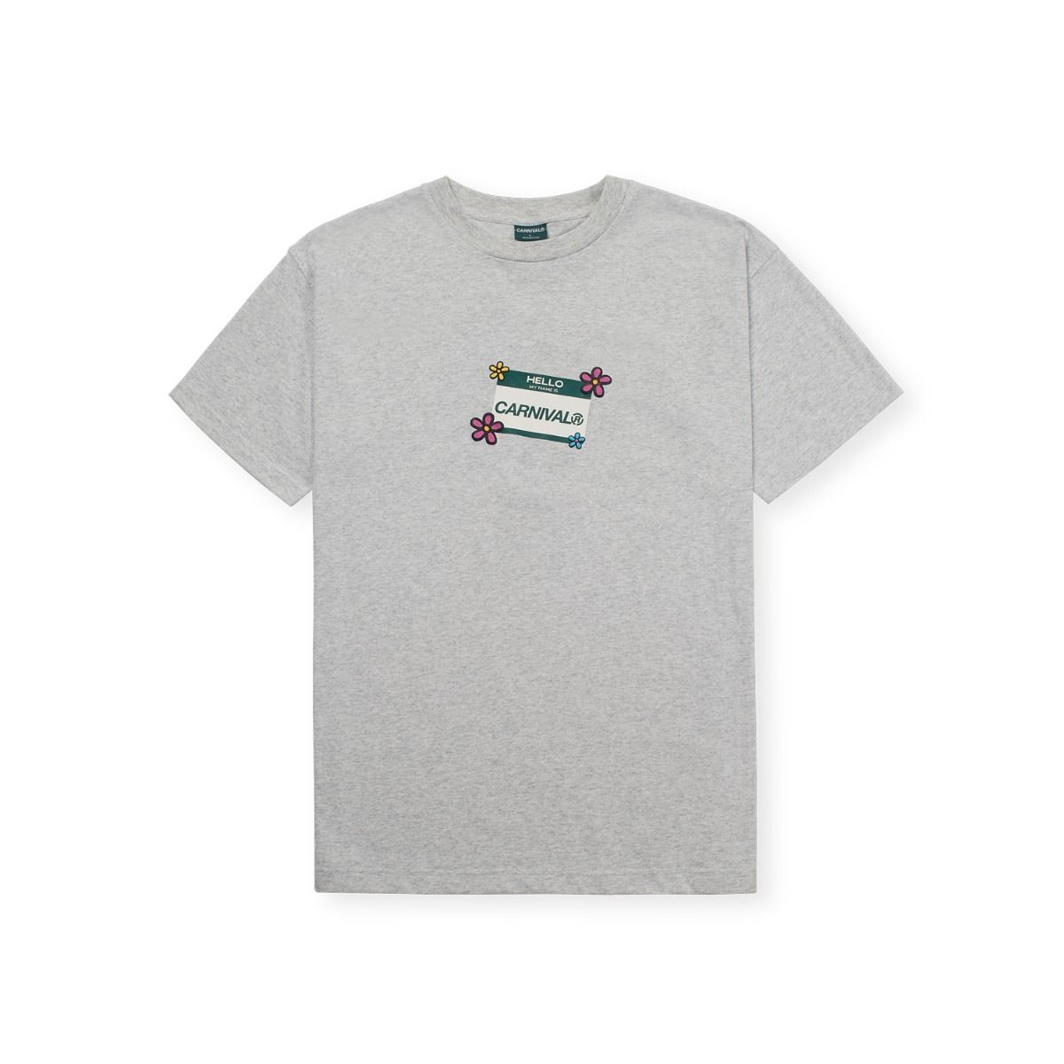 CARNIVAL X GREEN LABEL - TAG T-SHIRT GREY