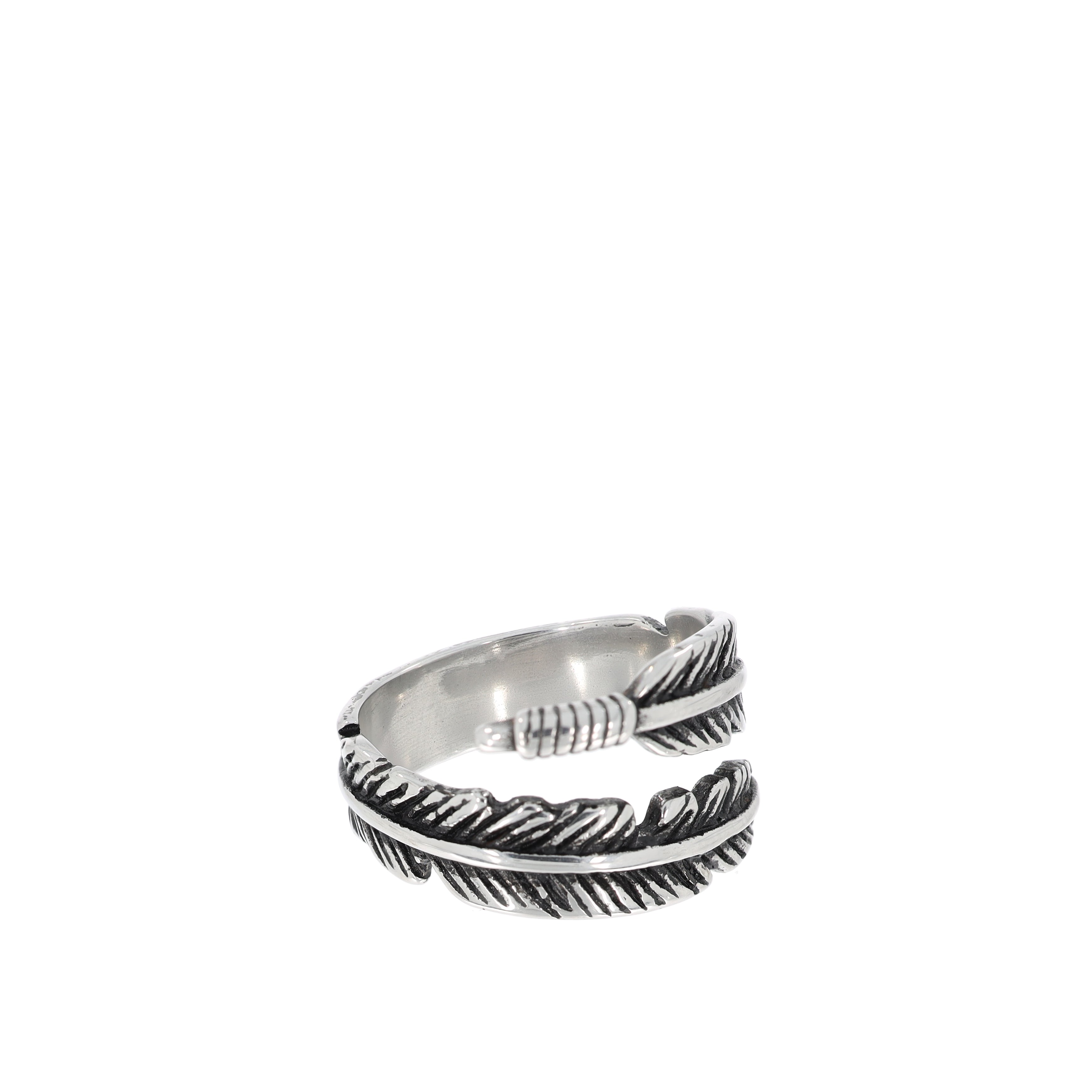 Coil Feather Ring