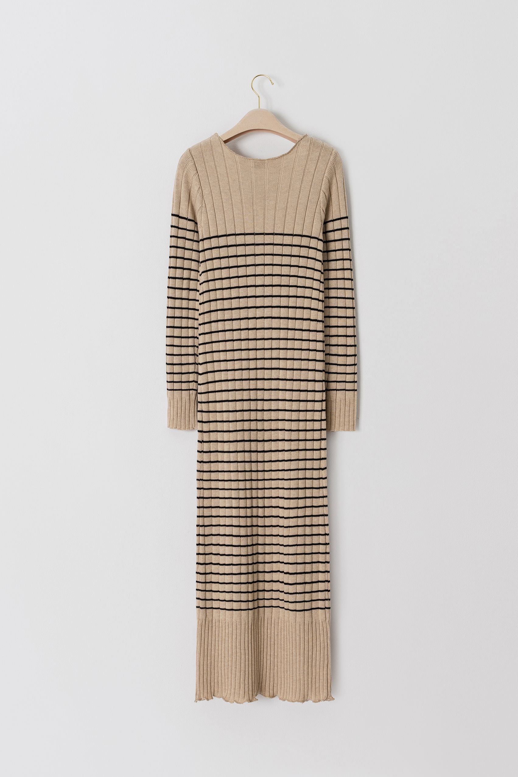 Stripe Out Knit Dress