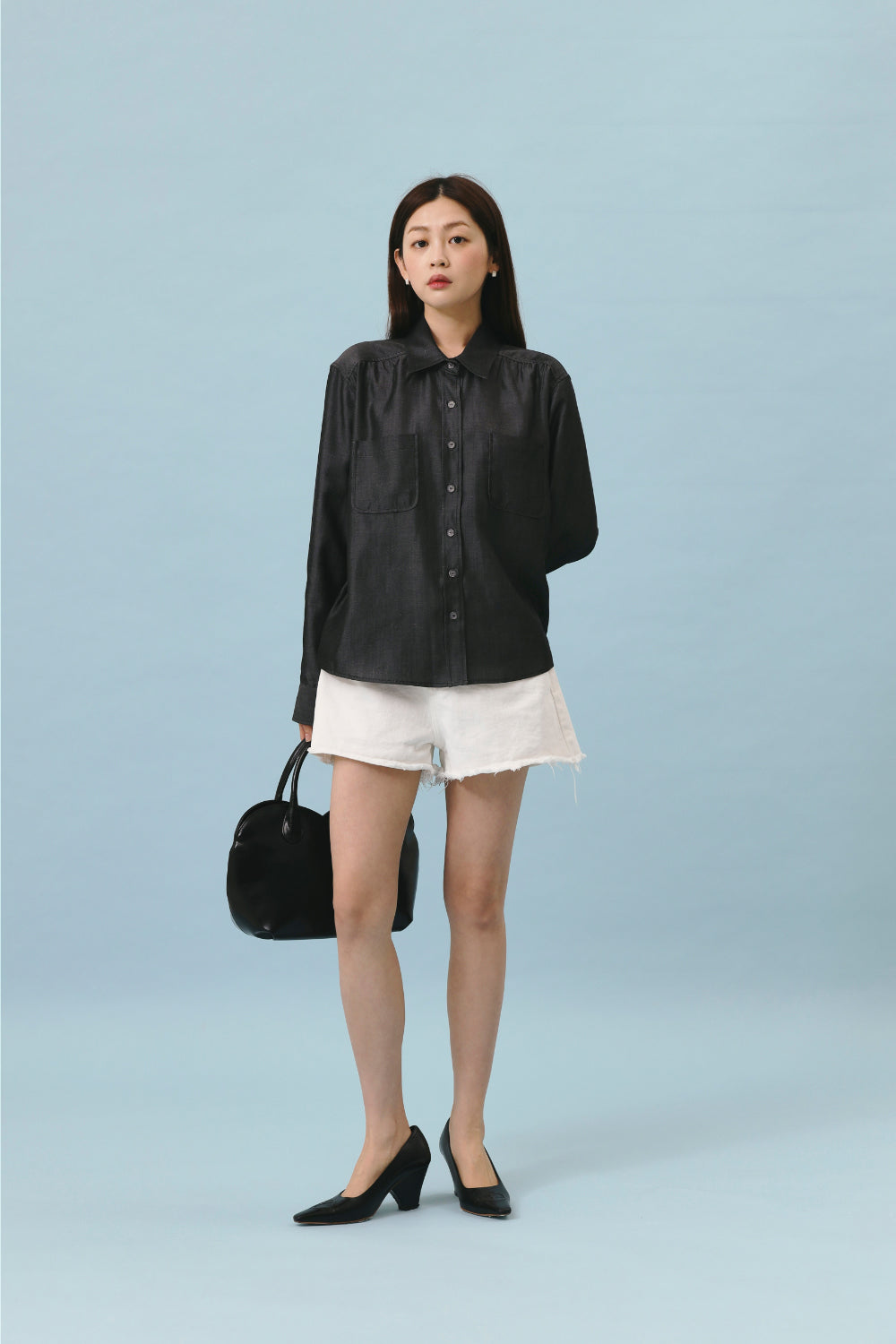 TENCEL DENIM SHIRTS (2color)