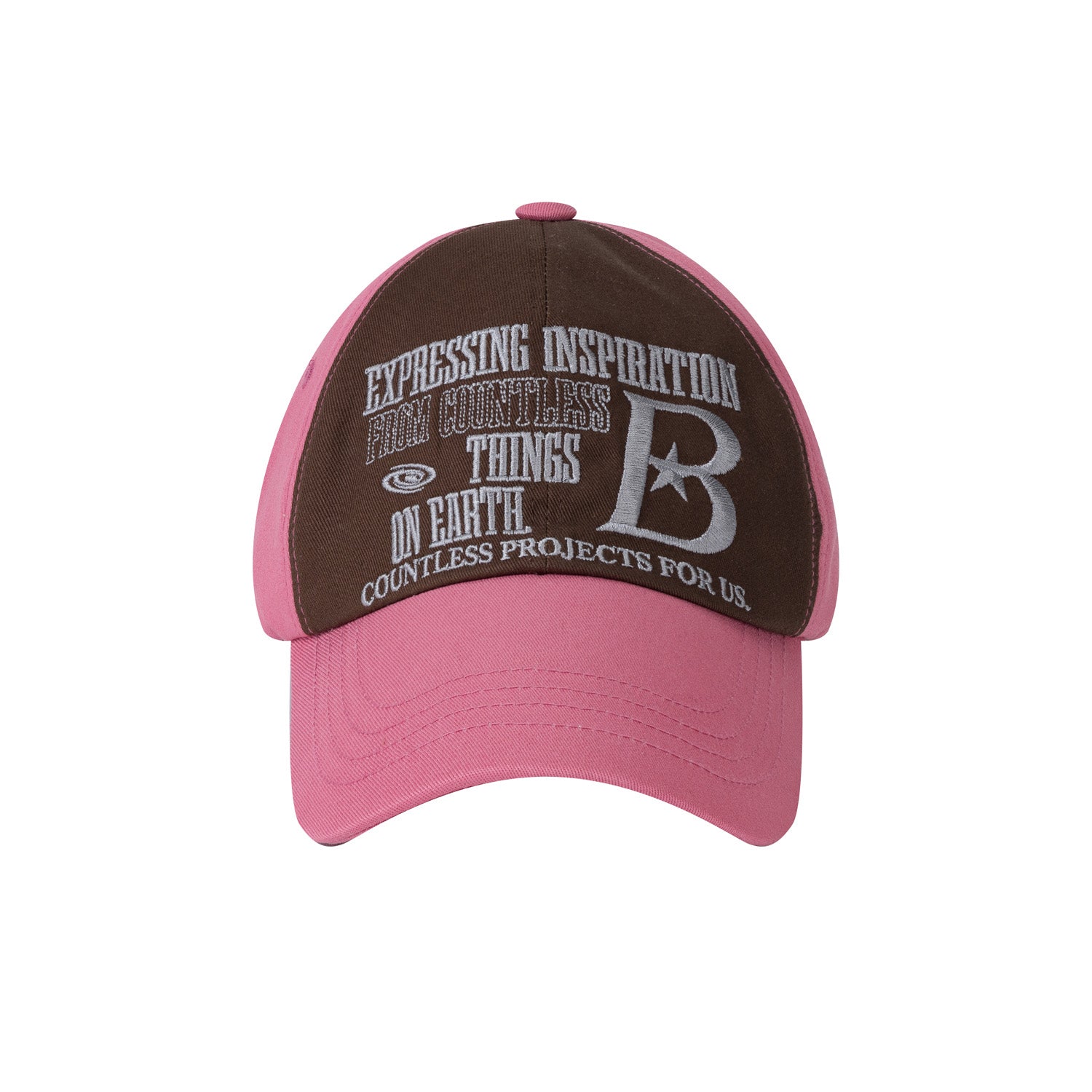 b logo ball cap [pink]