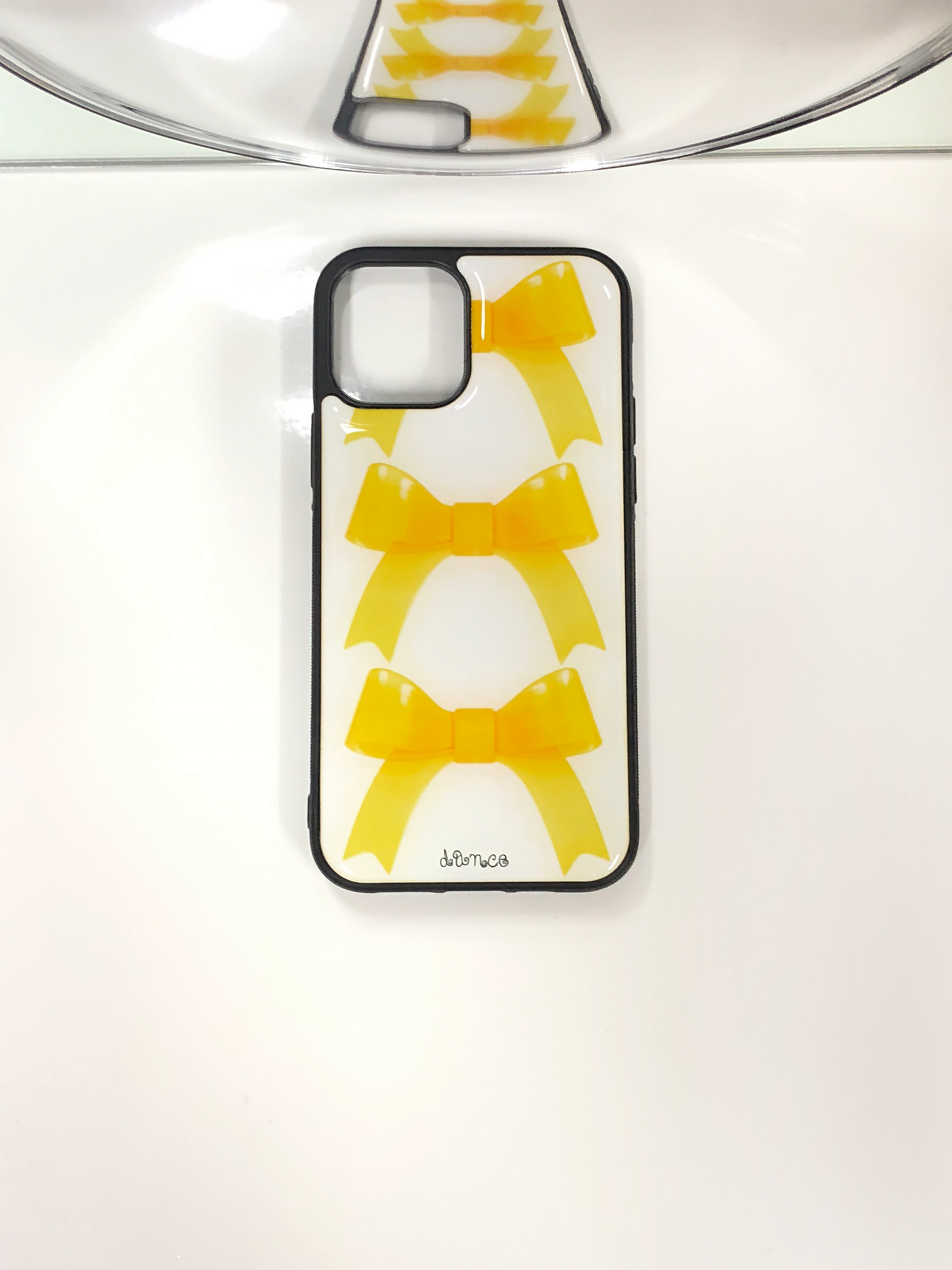 (YELLOW) JELLY RIBBON EPOXY CASE