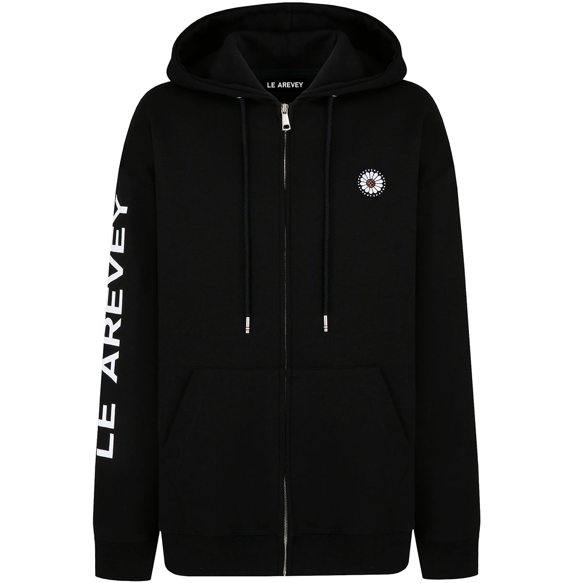 FIOR DA FULL-ZIPUP HOODIE BLACK [MAN]