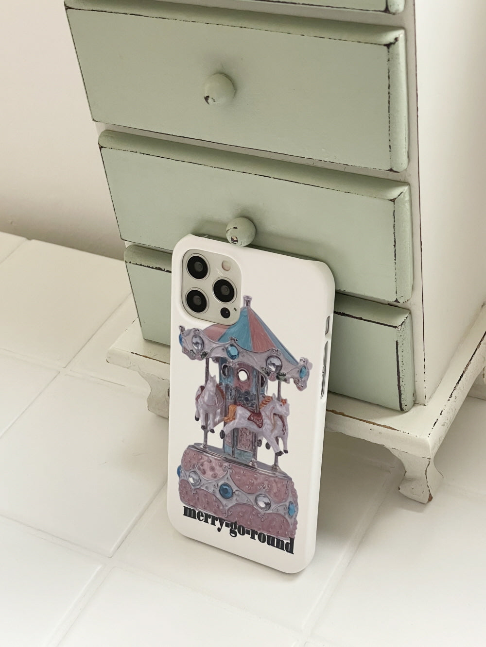 MERRY-GO-ROUND PHONE CASE (HARD)