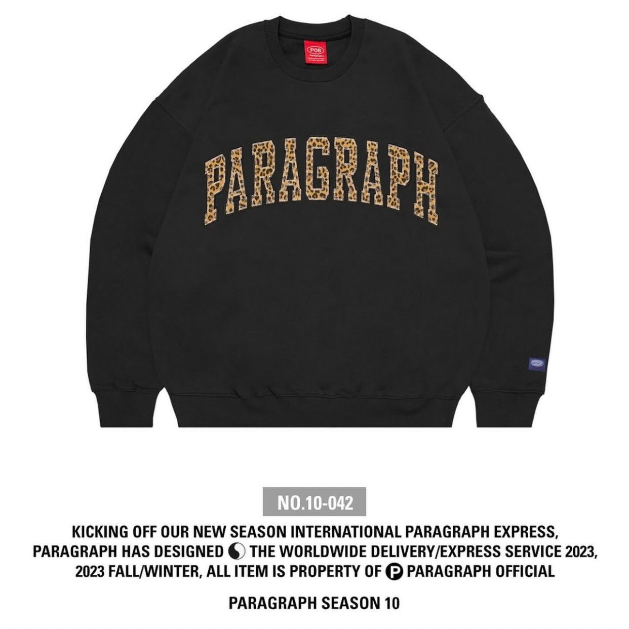 Paragraph LEOPARD PATCH CREW