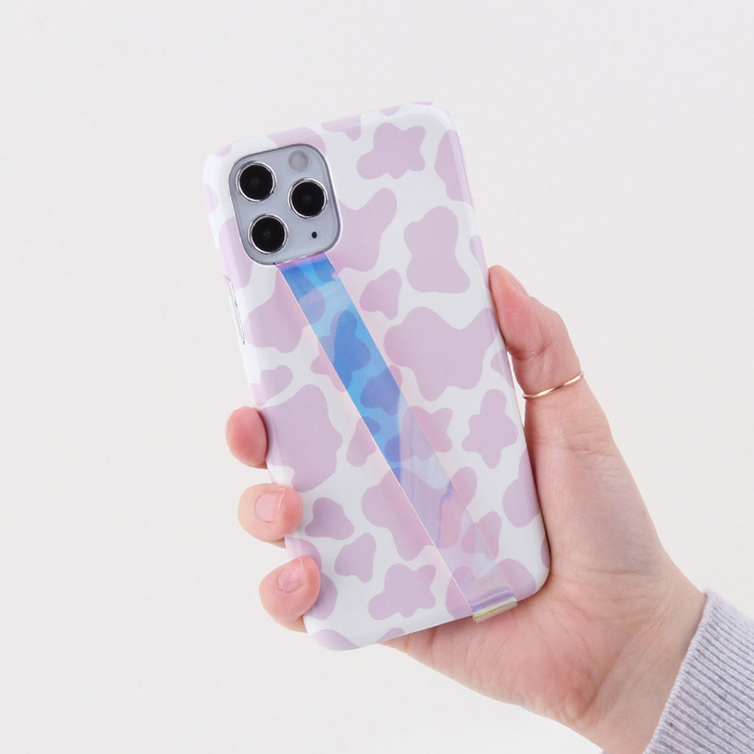 Cow glossy phone case