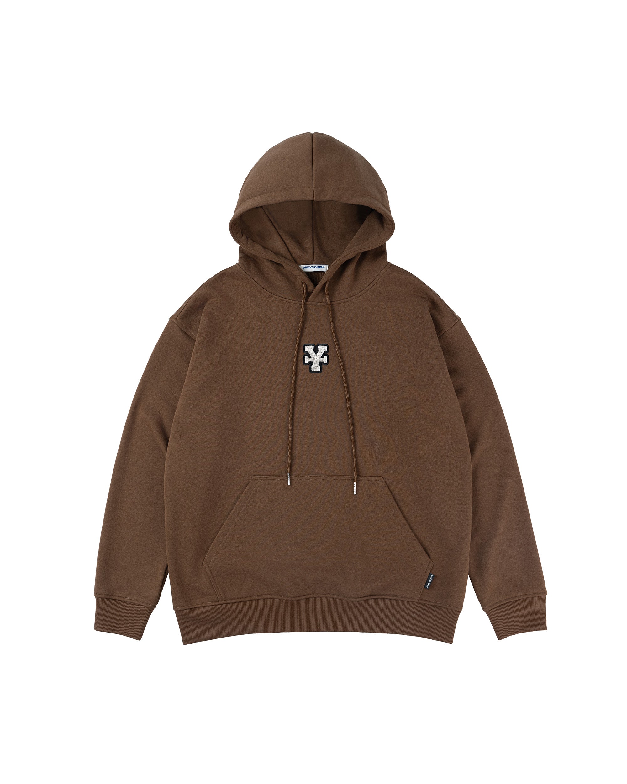 Y Patch Hoodie - Brown