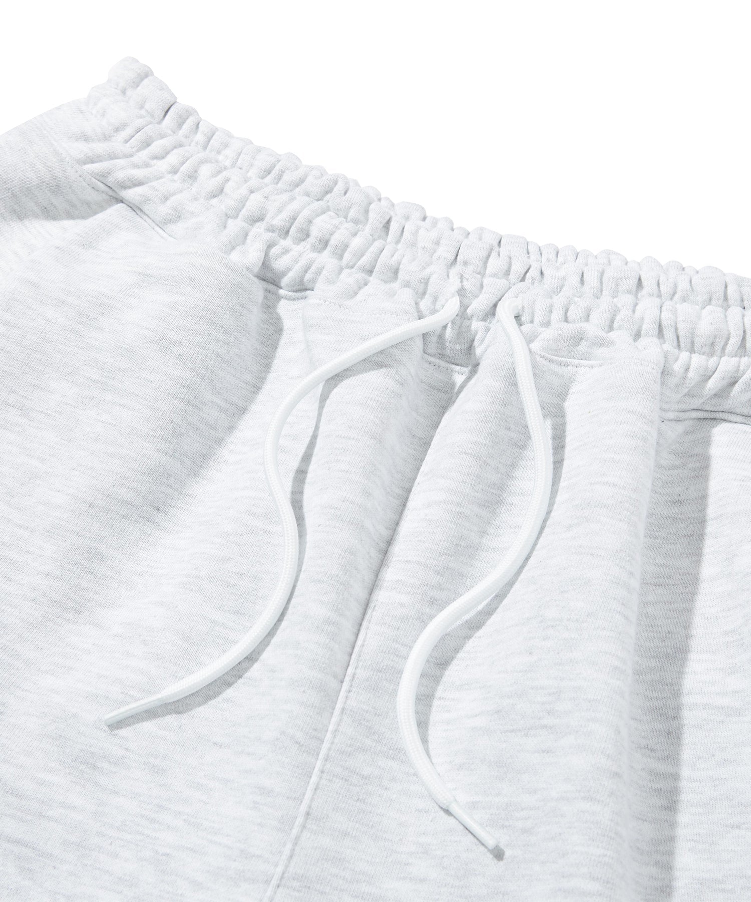 DEEP ONE TUCK SWEAT BERMUDA SHORTS_M.GREY