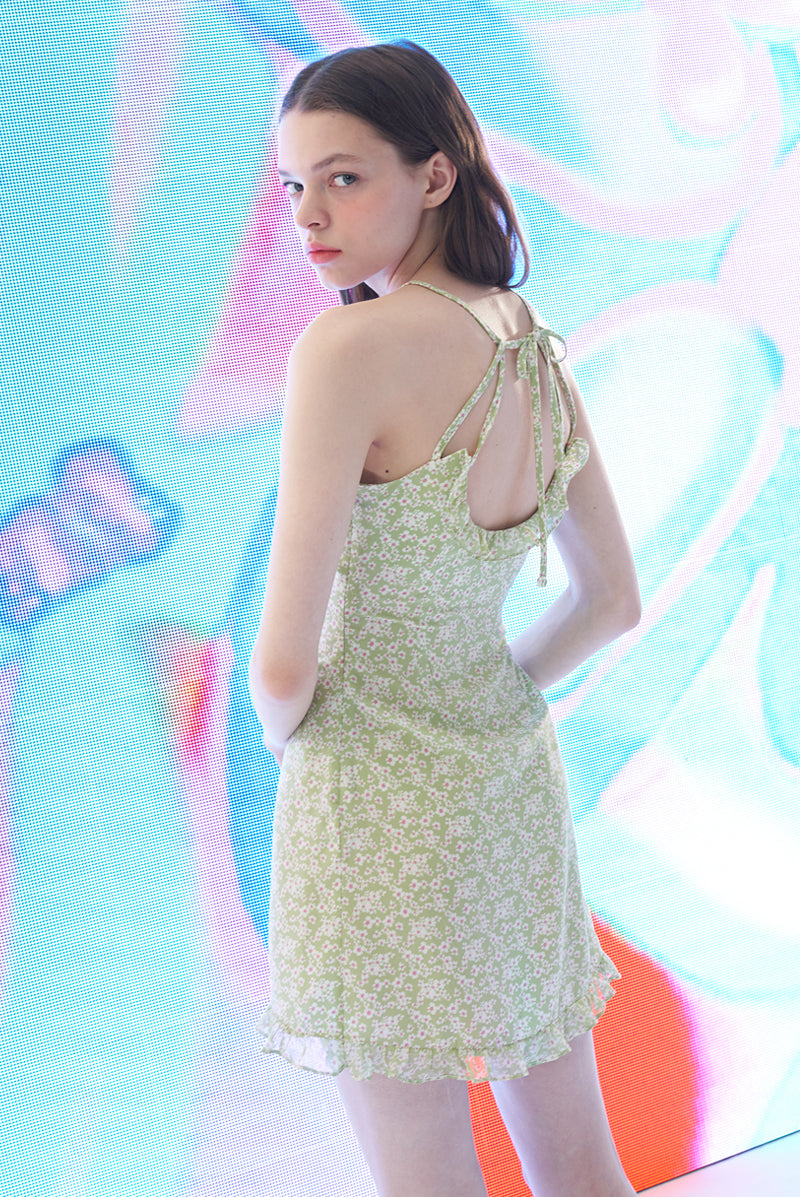 Flower one-piece_Light green