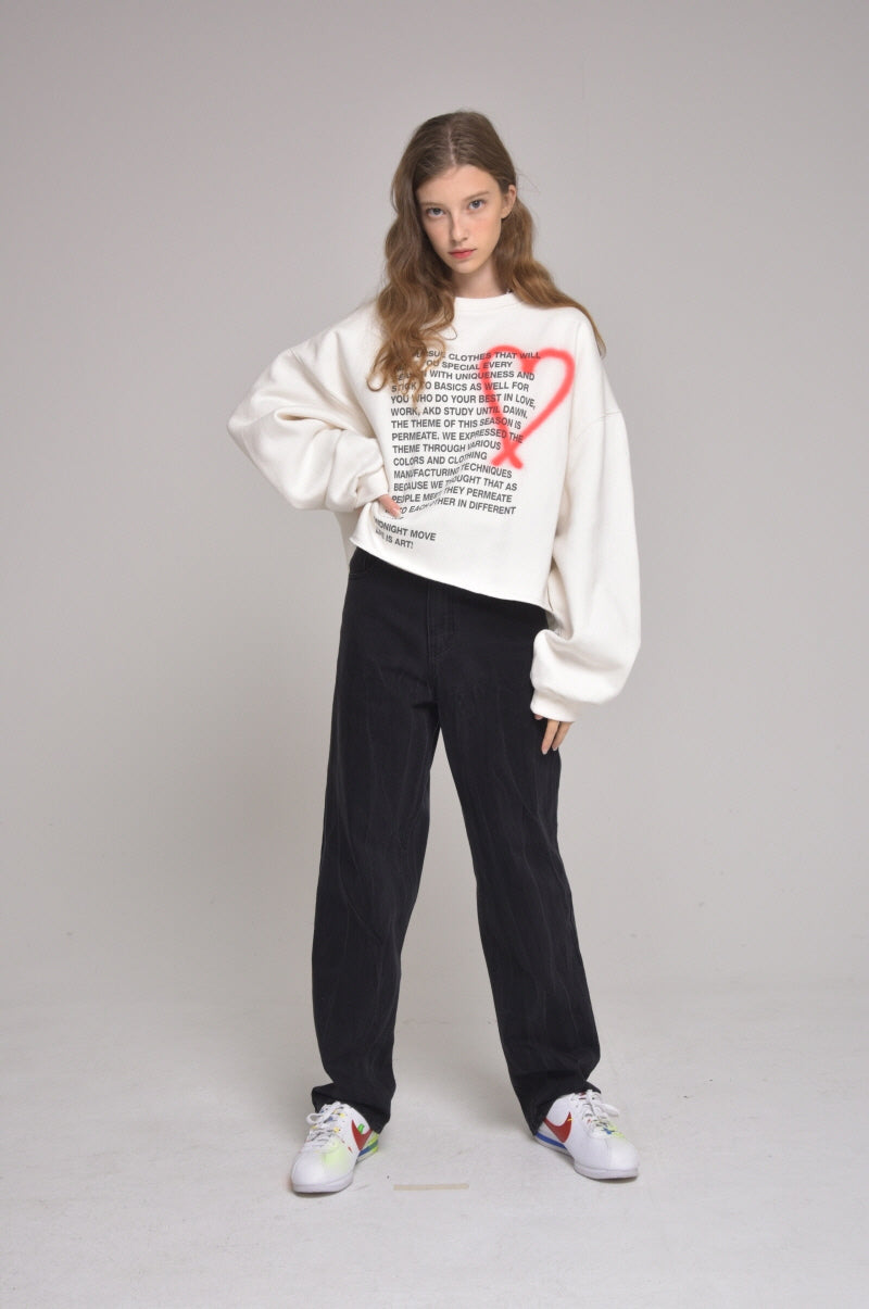 crop heart mtm (dark grey)