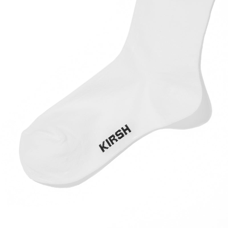 CHERRY LOGO KNEE SOCKS [WHITE]