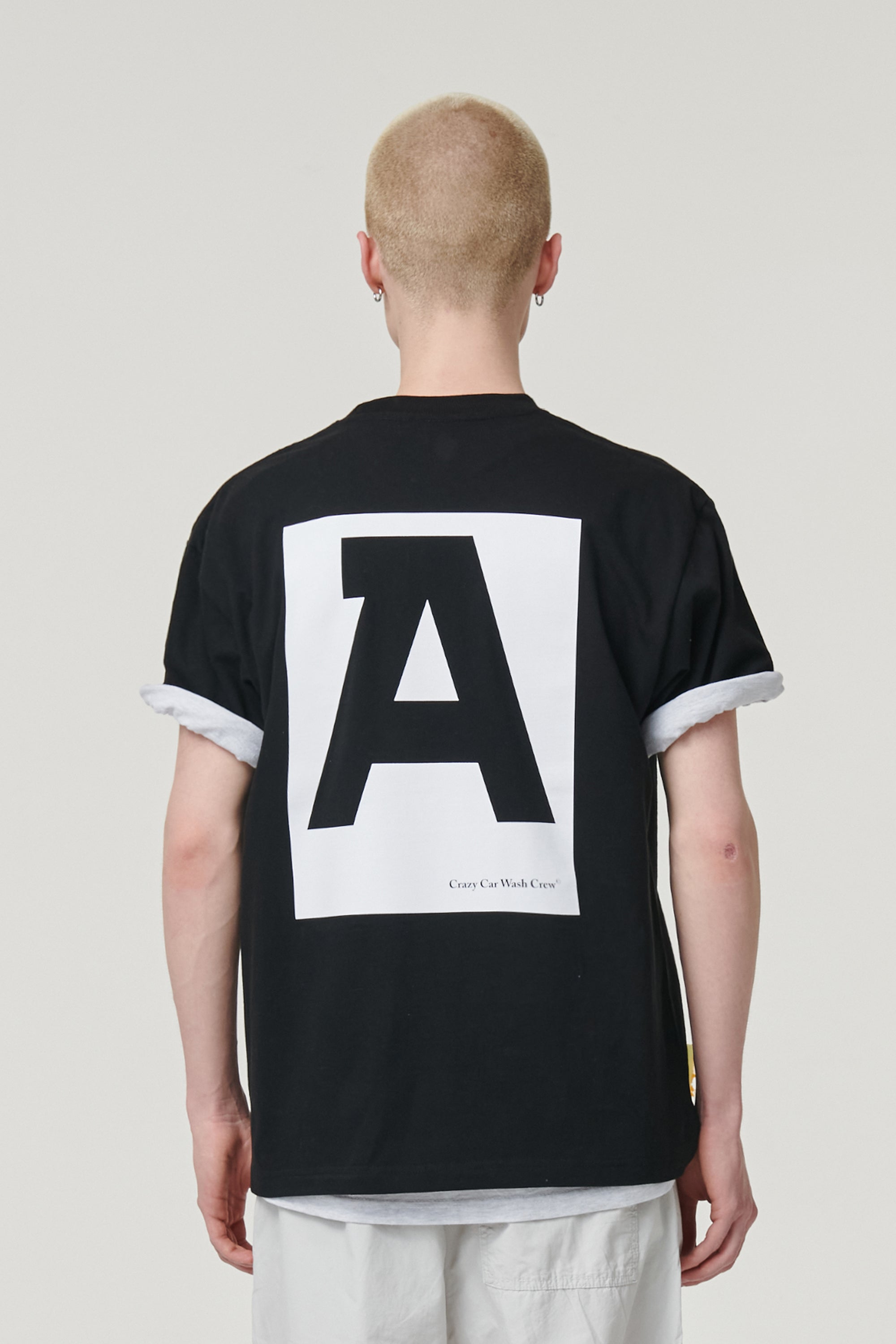 A LOGO T-SHIRTS BLACK