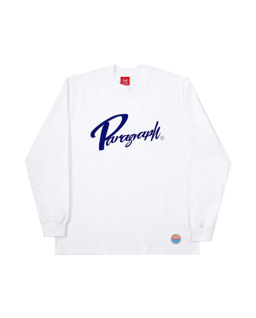 paragraph handwriting logo long T 7color