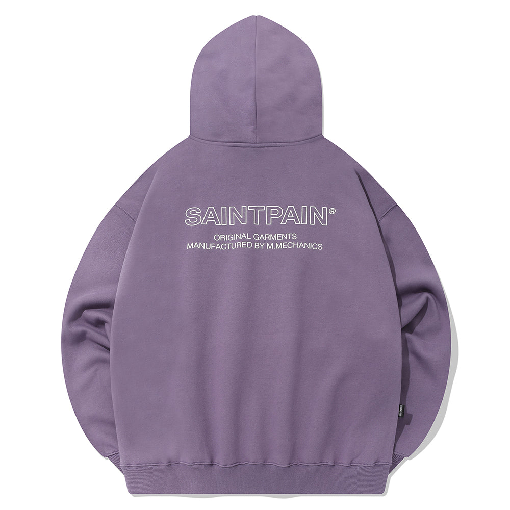 SP OUTLINE LOGO HOOD-PURPLE