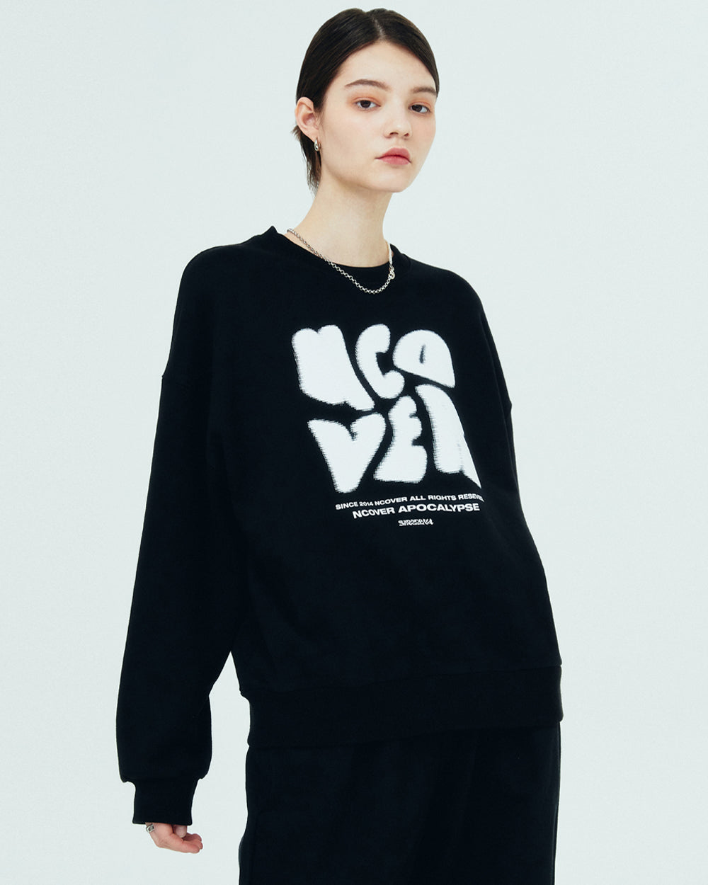 POINTAGE LOGO SWEATSHIRT-BLACK