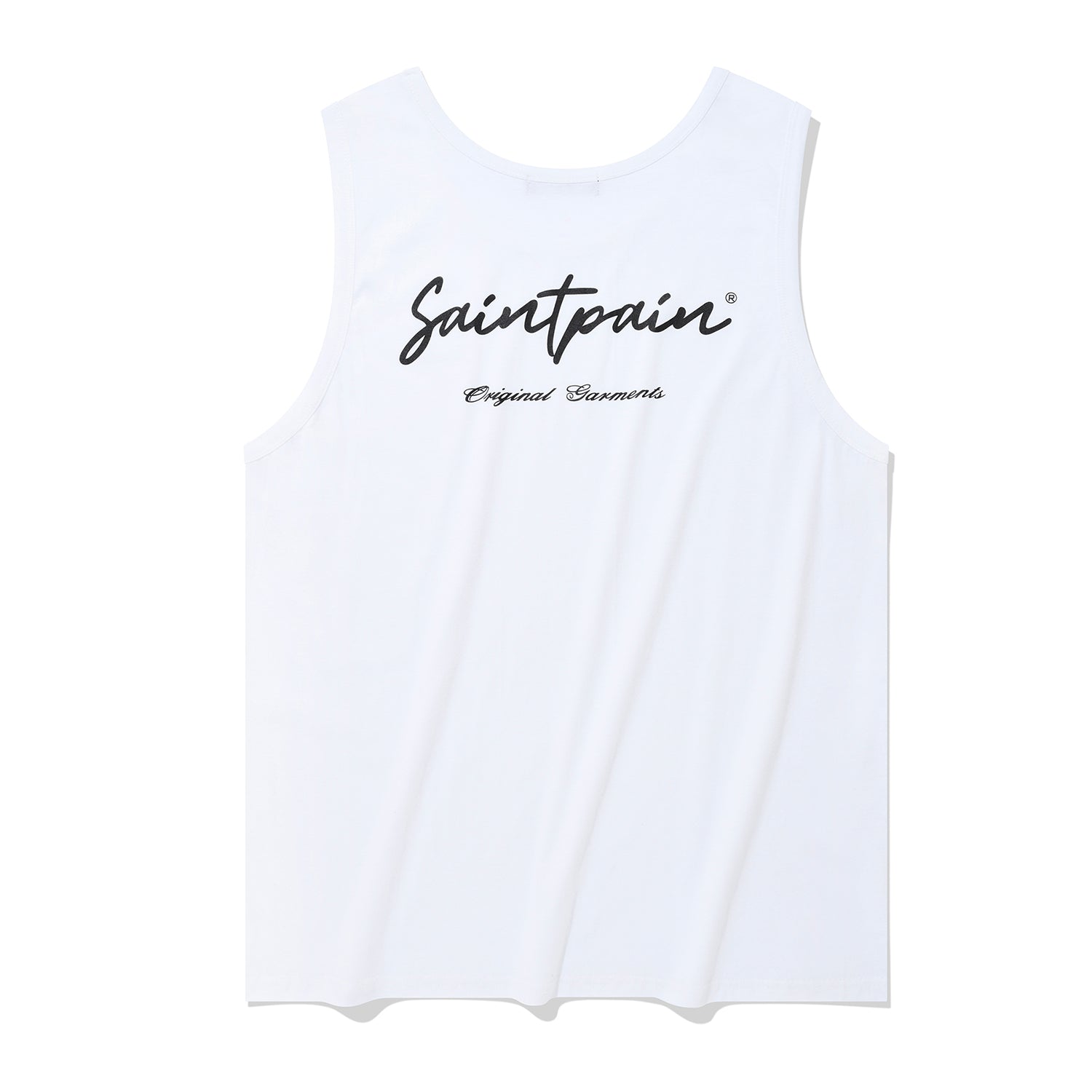 SP CALLY LOGO LONG SLEEVELESS-WHITE