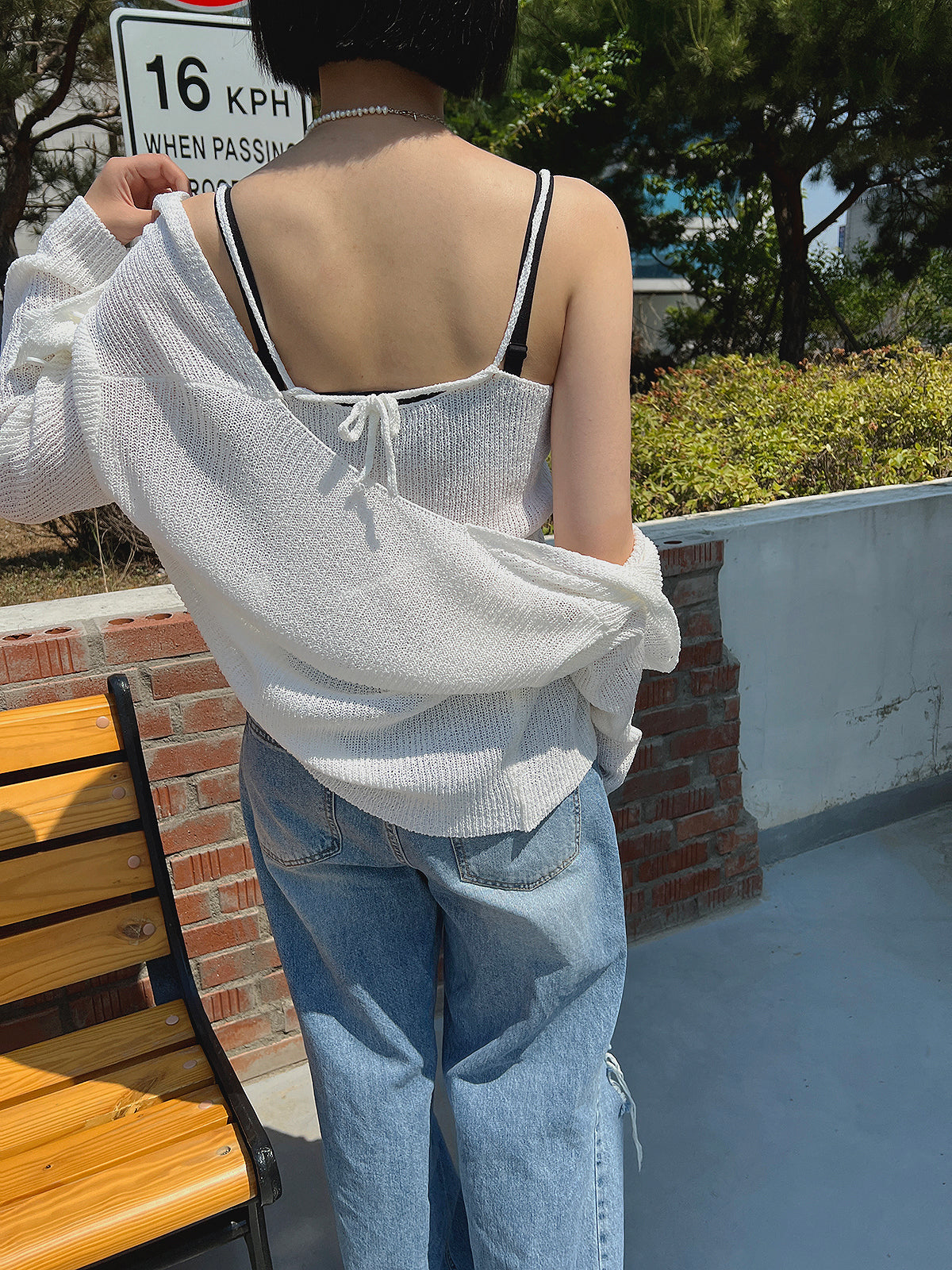 Soft knit sleeveless set (3color)