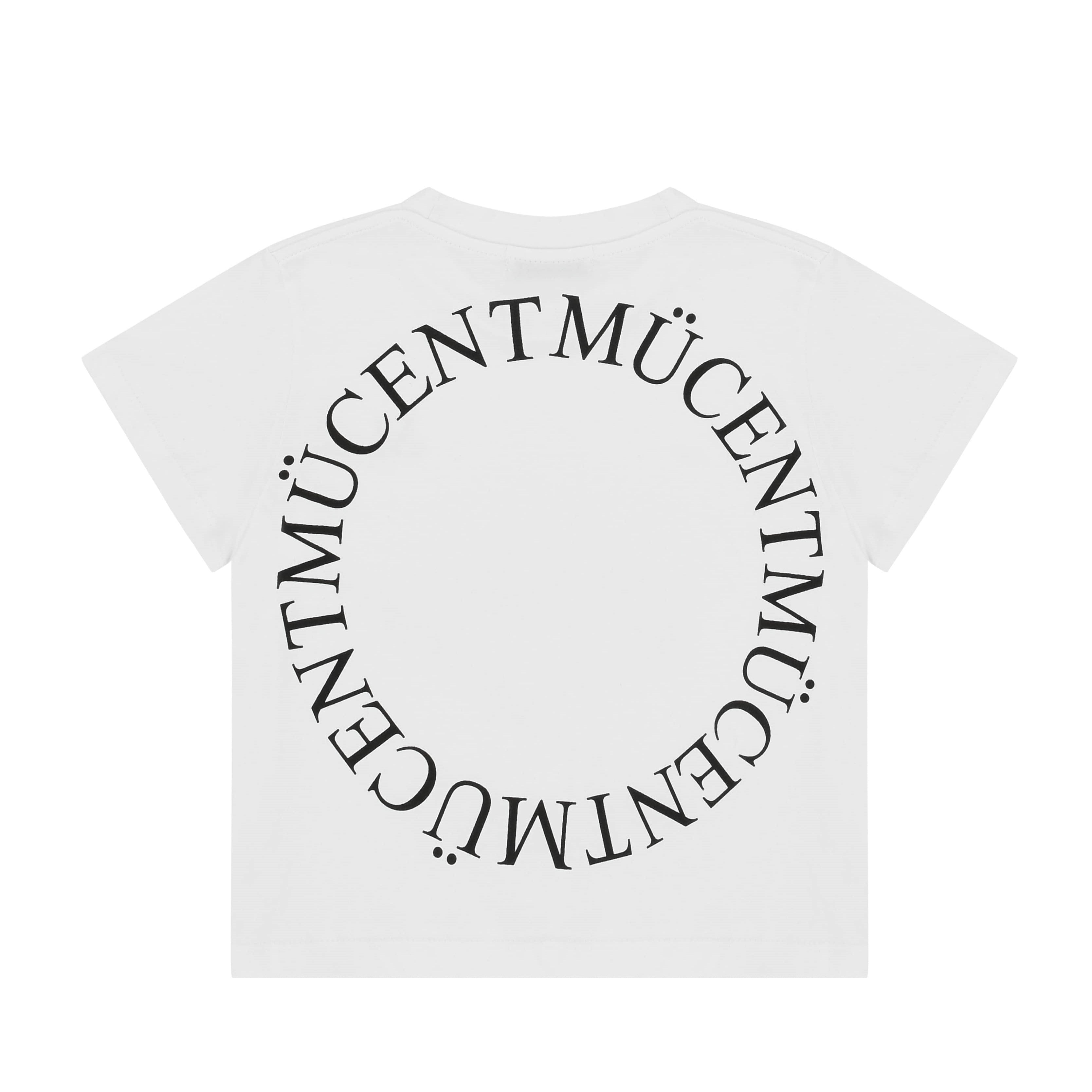 MUCENT SIGNATURE BACK LOGO T (WOMAN, WHITE)